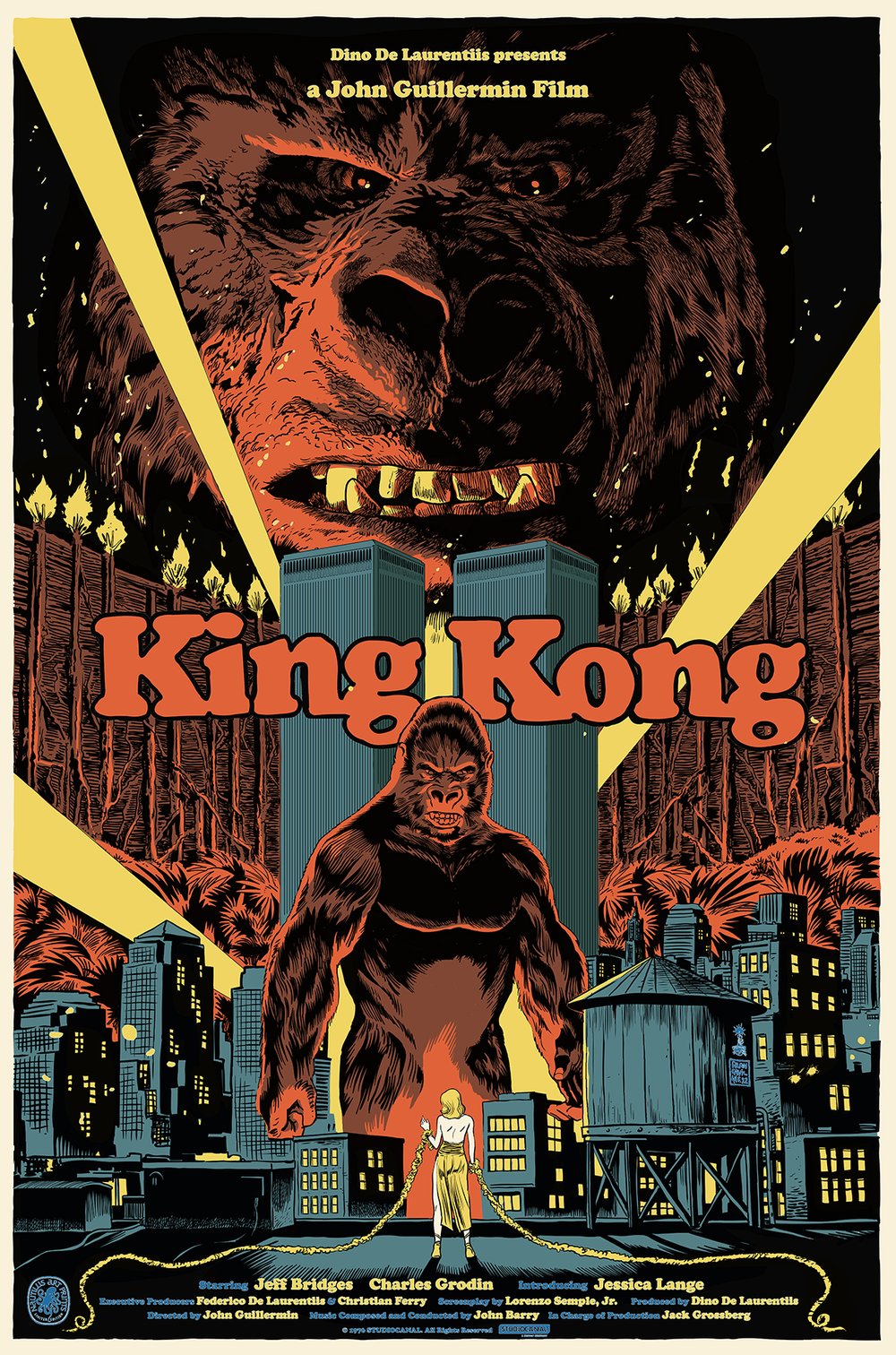 Francesco Francavilla - King Kong 24x36 movie poster - detail image 10