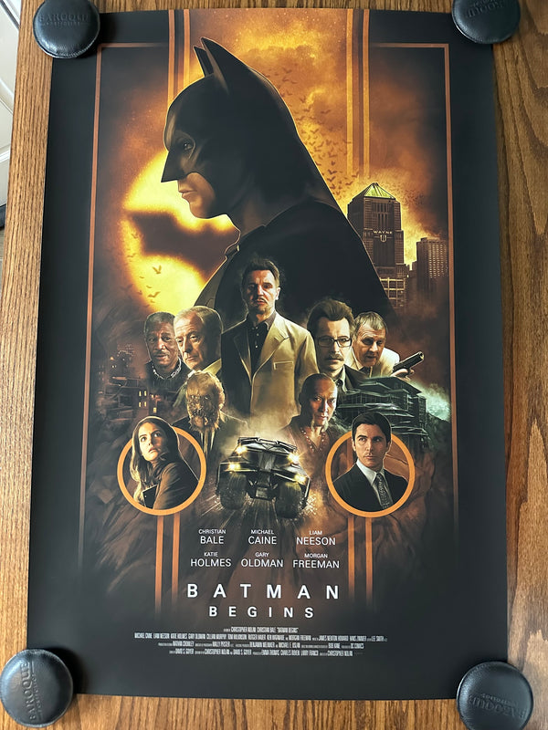 Rich Davies - Batman Begins - 24x36 - Limited Edition Poster