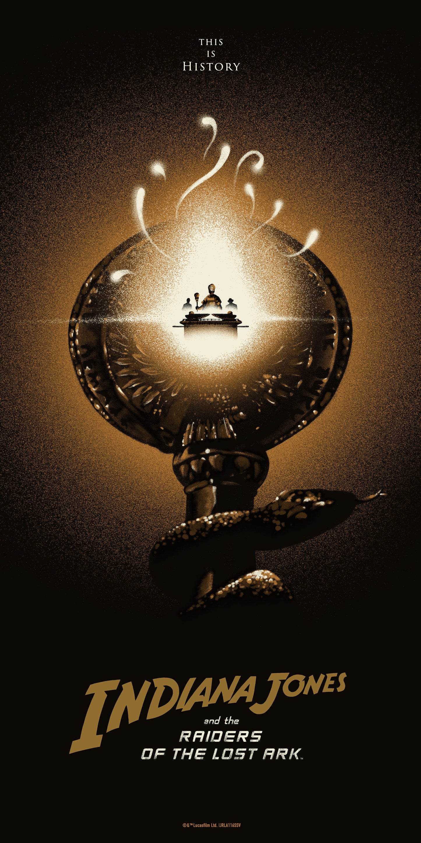 Lyndon Willoughby - Indiana Jones Raiders of the Lost Ark Variant 18x36 movie poster - detail image 7