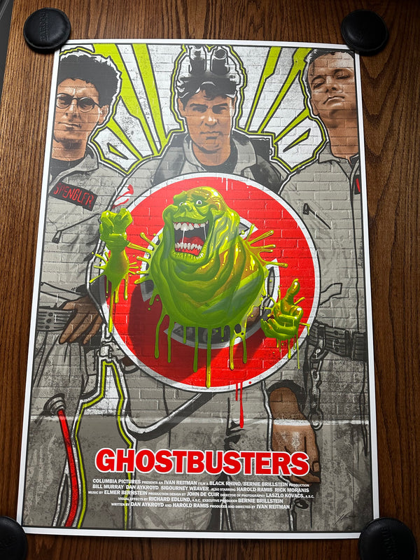Yvan Quinet - Ghostbusters - 24x36 - Limited Edition Poster