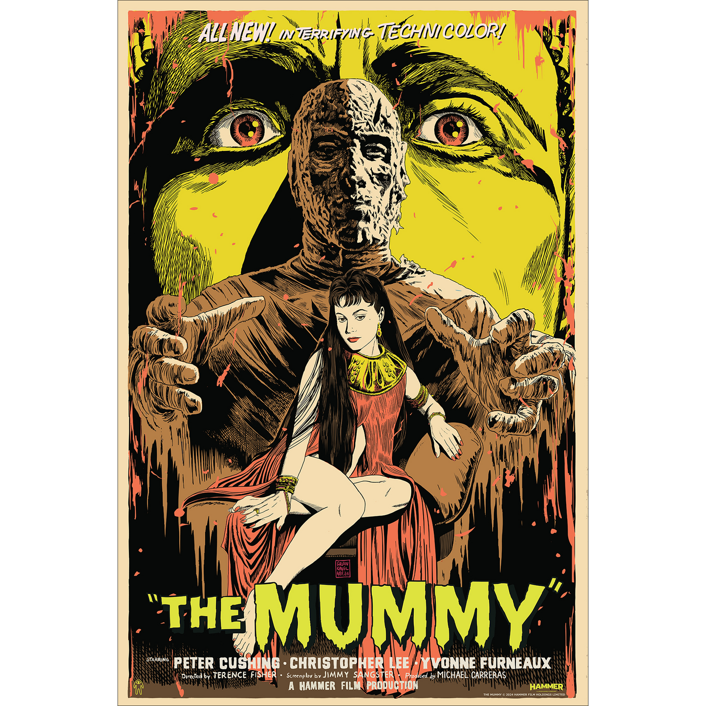 Francesco Francavilla - The Mummy Variant 24x36 movie poster - detail image 8