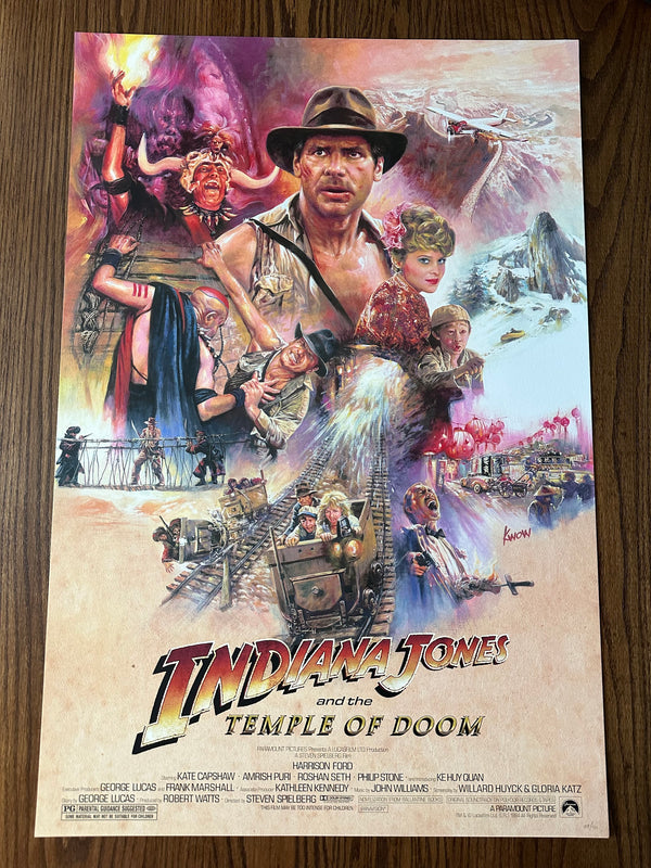 KWow - Indiana Jones Temple of Doom - 24x36 - Limited Edition Poster
