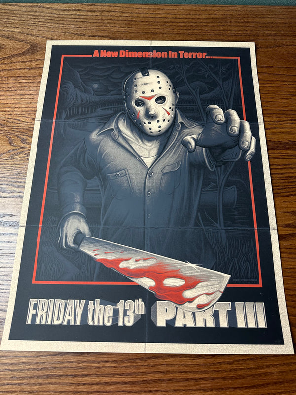 Melvin Mago - Friday the 13th Part 3 - 18x24 - Limited Edition Poster
