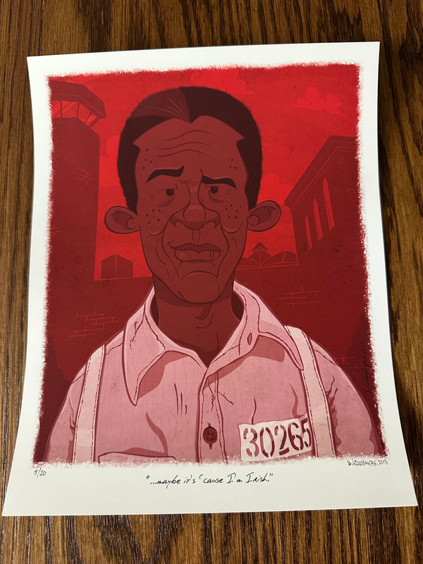 Ian Glaubinger - Shawshank Redemption Ellis Portrait - 8x10 - Limited Edition Print