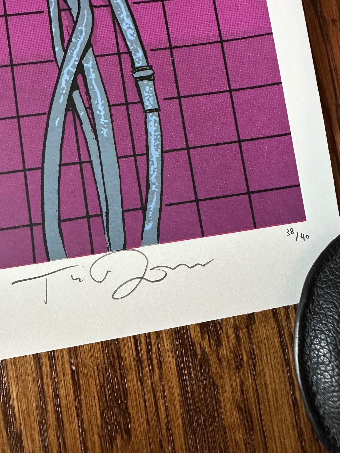 Tim Doyle - SXSW Austin Gaming Event Poster 18x24 art print - detail image 6