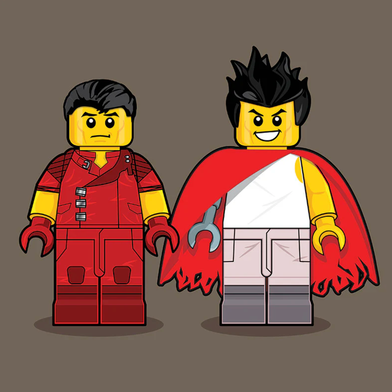 Dan Shearn - Lego Akira 12x12 art print - detail image 5