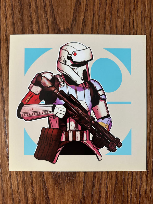 Tim Anderson - Clone Trooper Portrait - 8x8 - Limited Edition Print