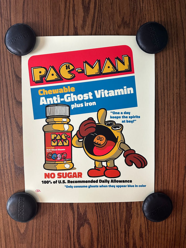 Glen Brogan - Pac-Man Vitamins - 16x20 - Limited Edition Poster