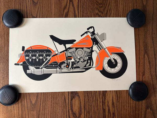 DKNG - Motorcycle - 24x14 - Limited Edition Poster