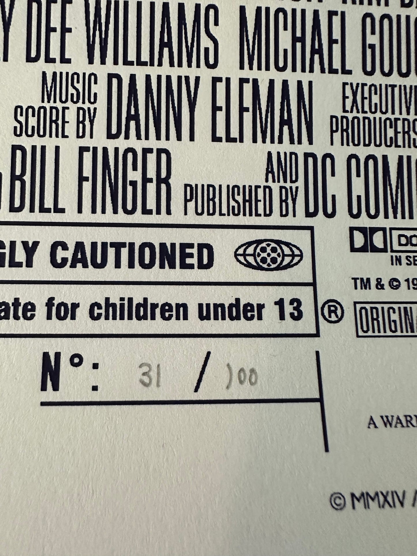 Patrick Connan - Batman 89 24x36 movie poster - detail image 7