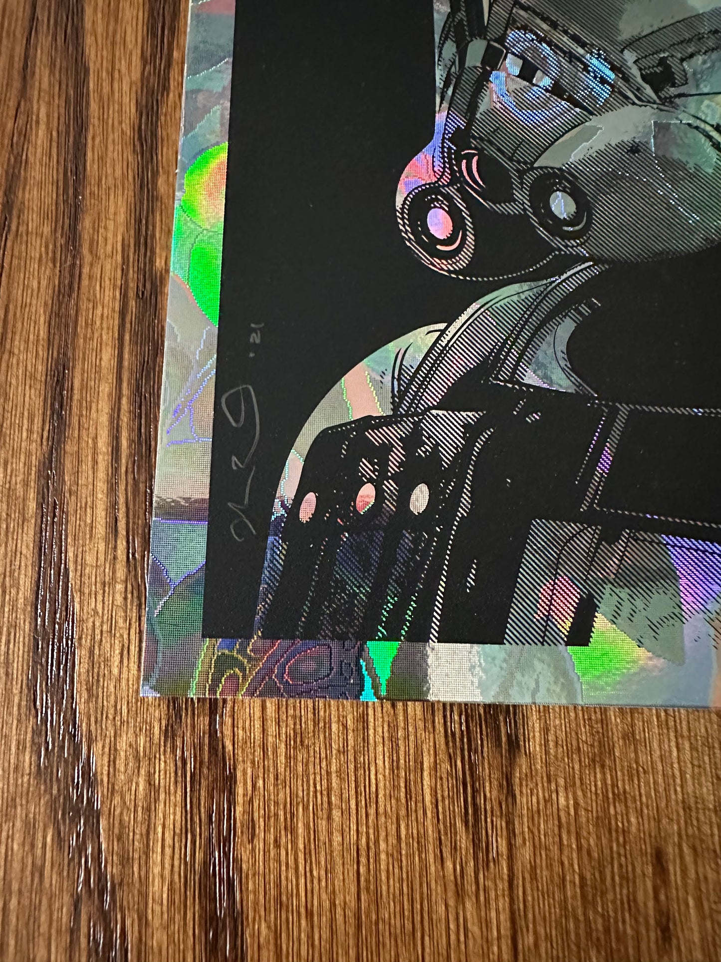Joshua Budich - Star Wars Commander Rex Rose Foil Variant 6x6 art print - detail image 3