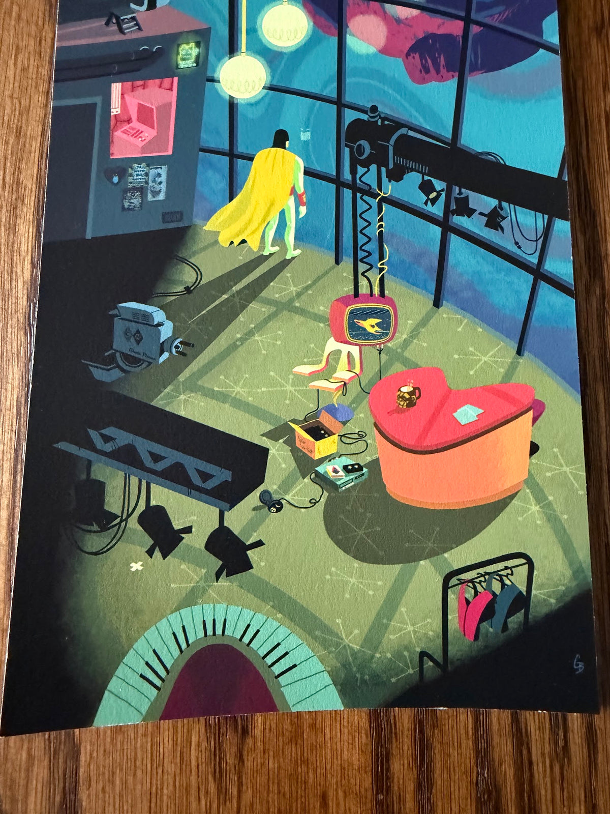 Glen Brogan - Spaceghost Coast to Coast - 4.5x9 - Limited Edition Print