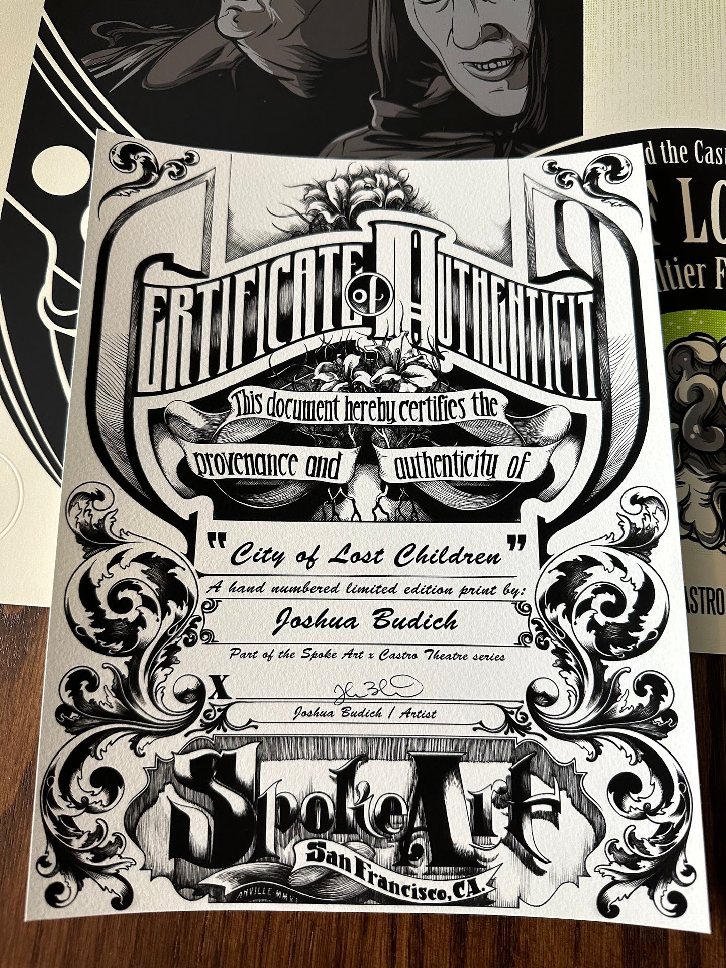Joshua Budich - City of Lost Children - 24x36 - Limited Edition Poster