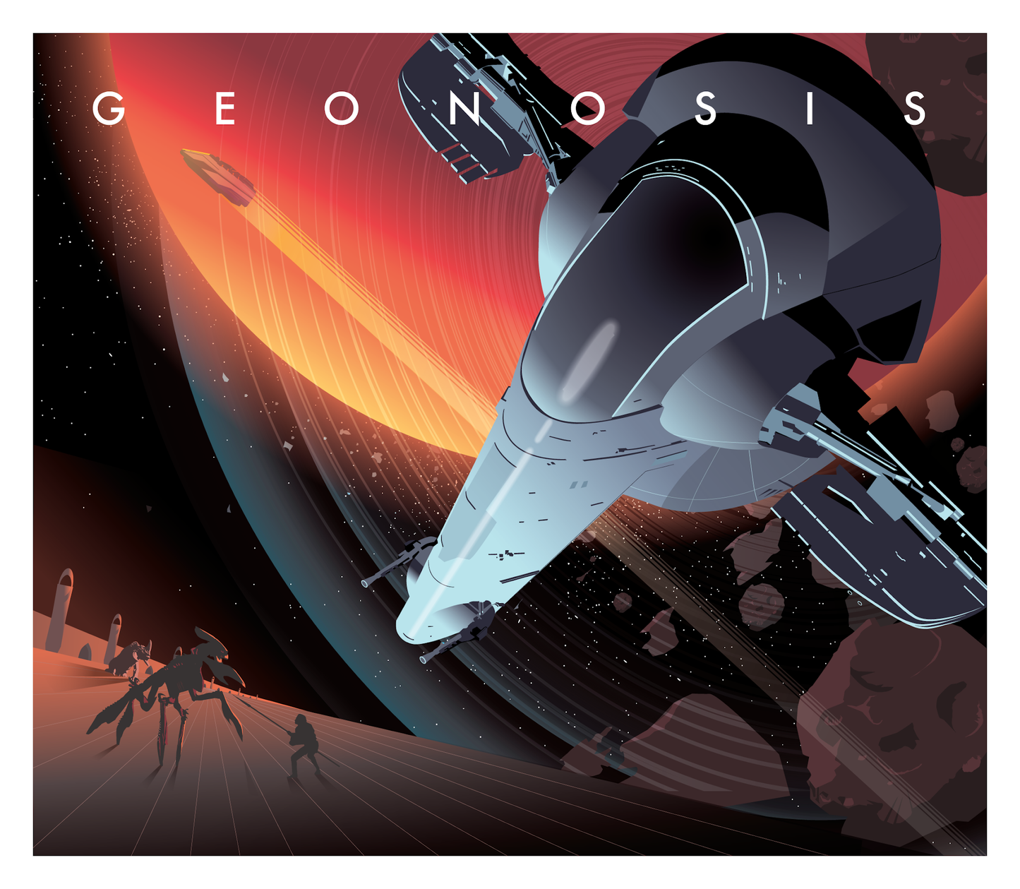 Craig Drake - Star Wars Geonosis Handbill 4.75x5 art print - detail image 4