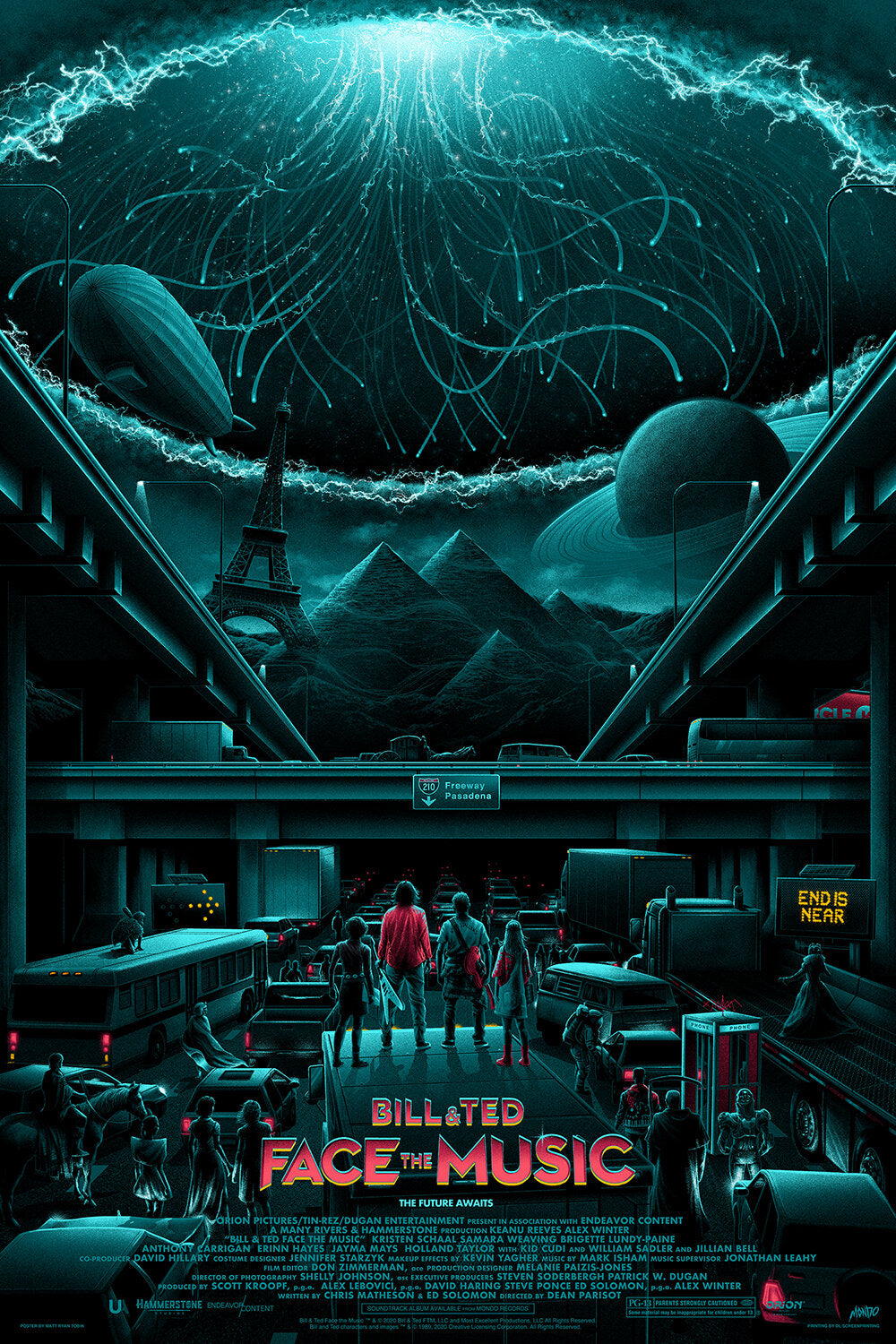 Matt Ryan Tobin - Bill and Ted Face the Music 24x36 movie poster - detail image 10