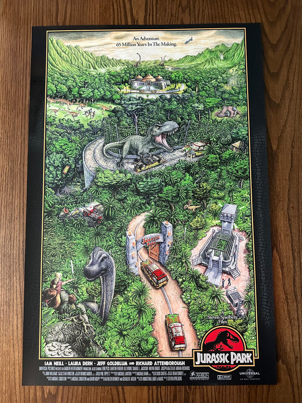 Jeff Murray - Jurassic Park Regular - 24x36 - Limited Edition Poster
