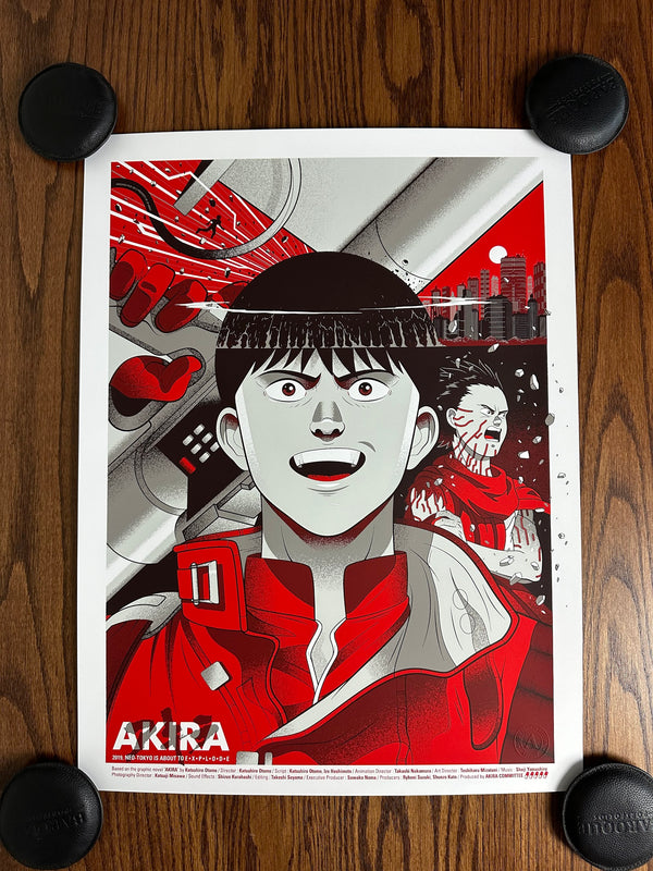 Guillaume Morellec - Akira "Kung-Fu Theater" - 18x24 - Limited Edition Poster