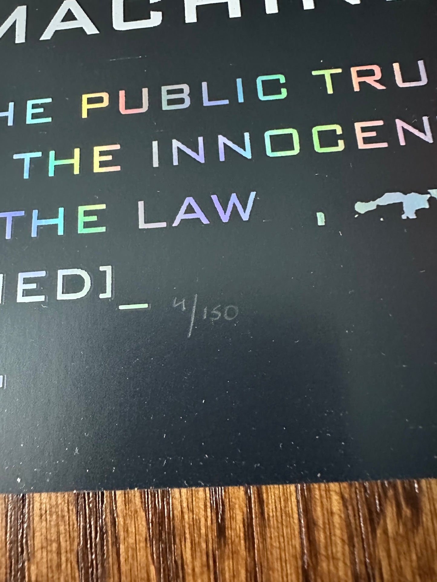 Raid71 - Robocop Holo-Foil 24x36 movie poster - detail image 5