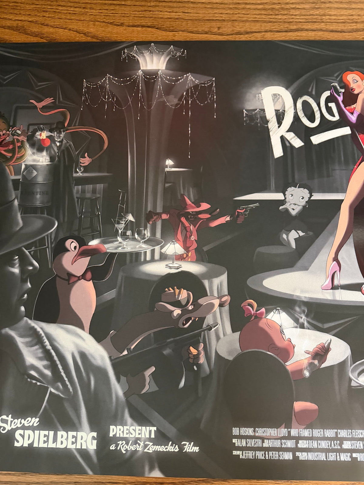 Ann Bembi - Who Framed Roger Rabbit Variant - 36x24 - Limited Edition Poster