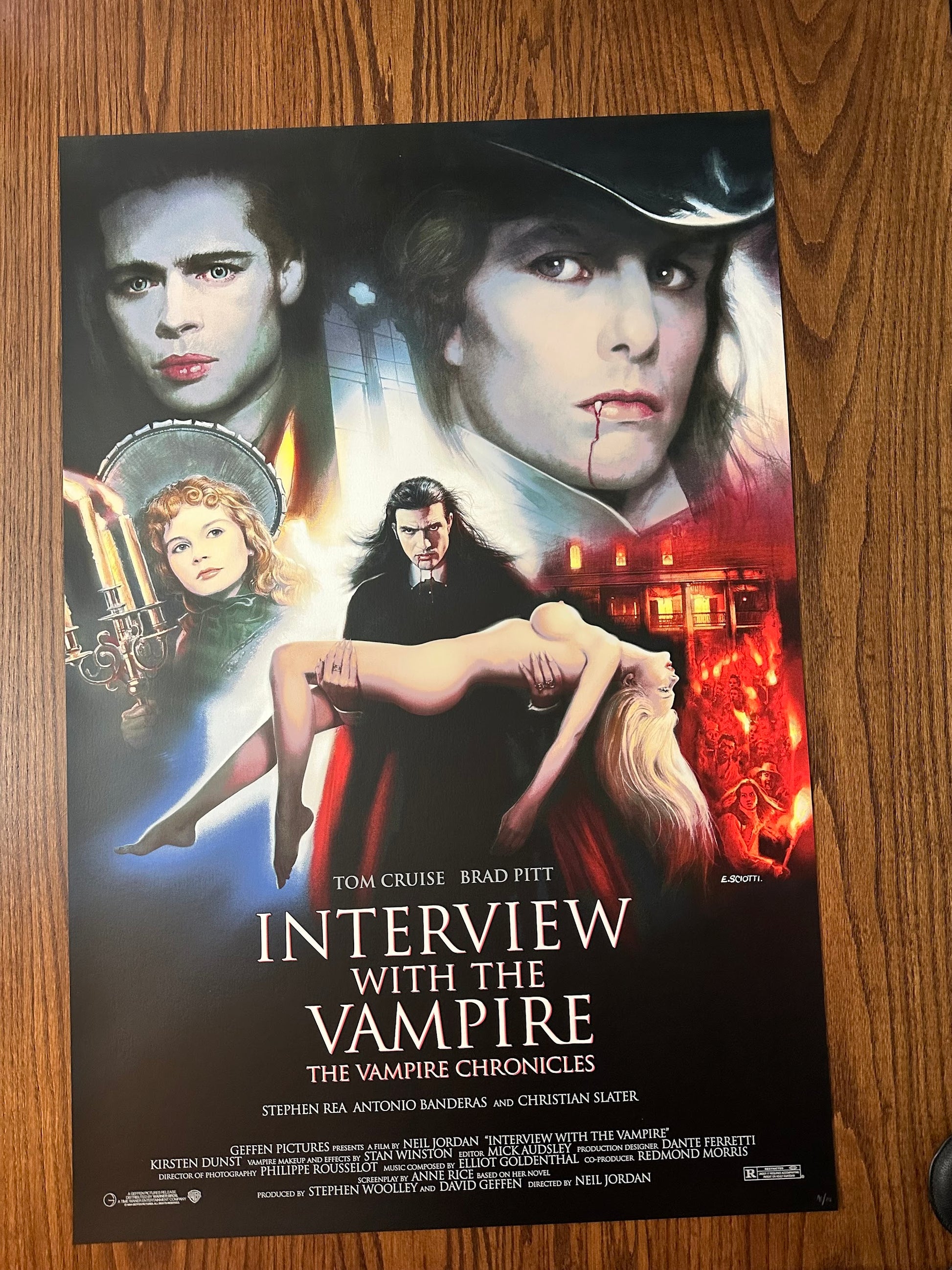 Enzo Sciotti - Interview with a Vampire movie poster