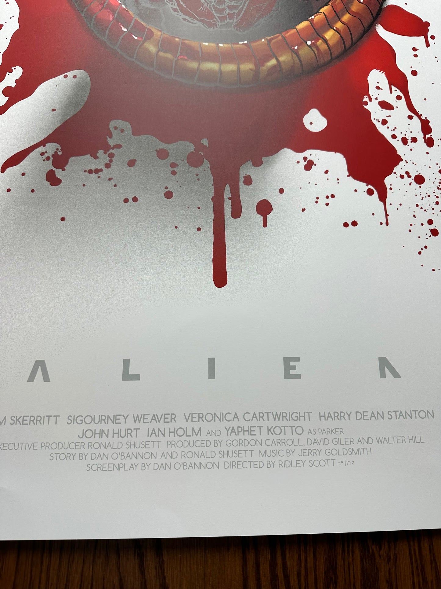 Yvan Quinet - Alien 24x36 movie poster - detail image 5
