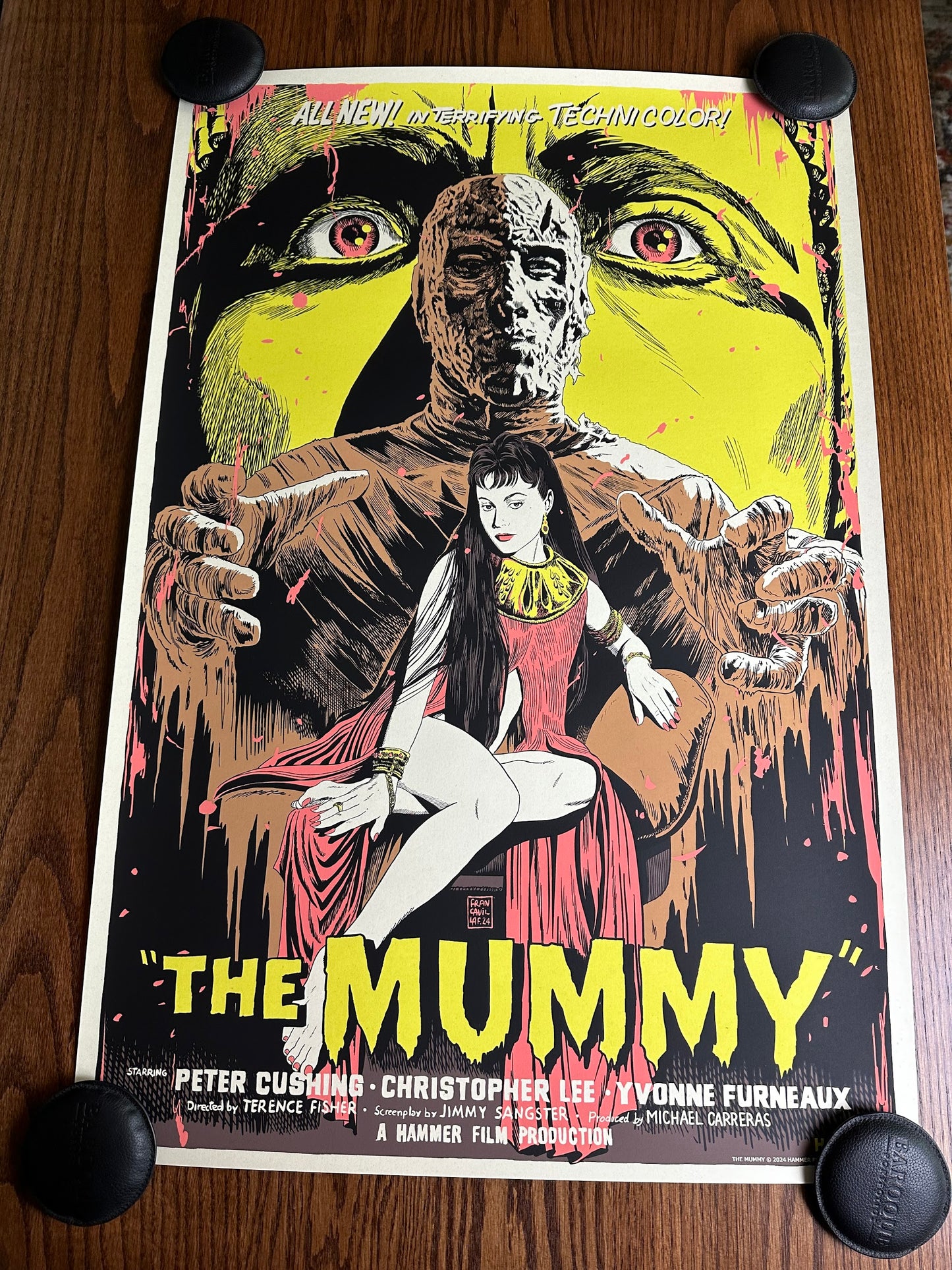 Francesco Francavilla - The Mummy Variant 24x36 movie poster