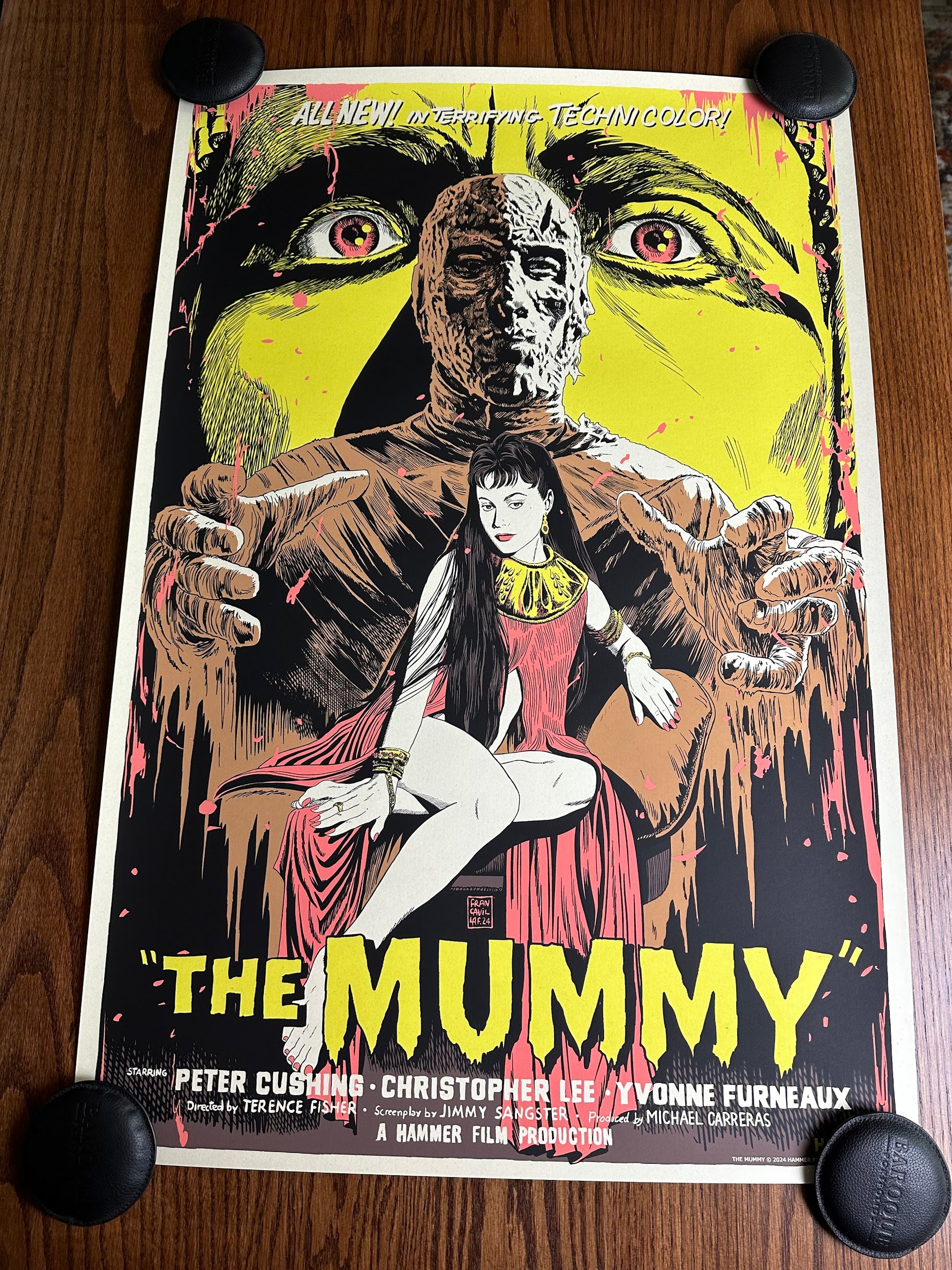 Francesco Francavilla - The Mummy Variant 24x36 movie poster