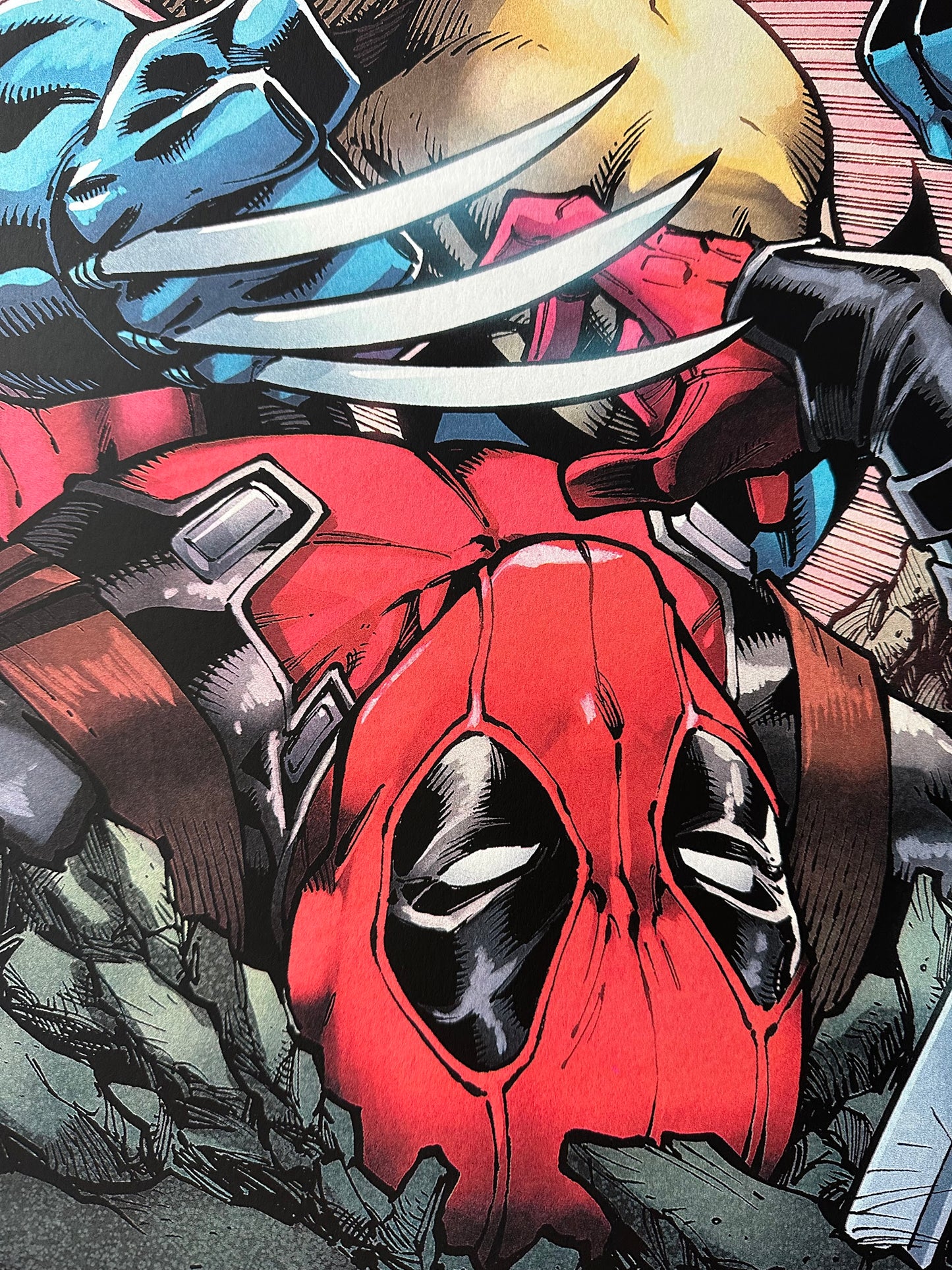 Todd Nauck - Deadpool #1 24x36 movie poster - detail image 3