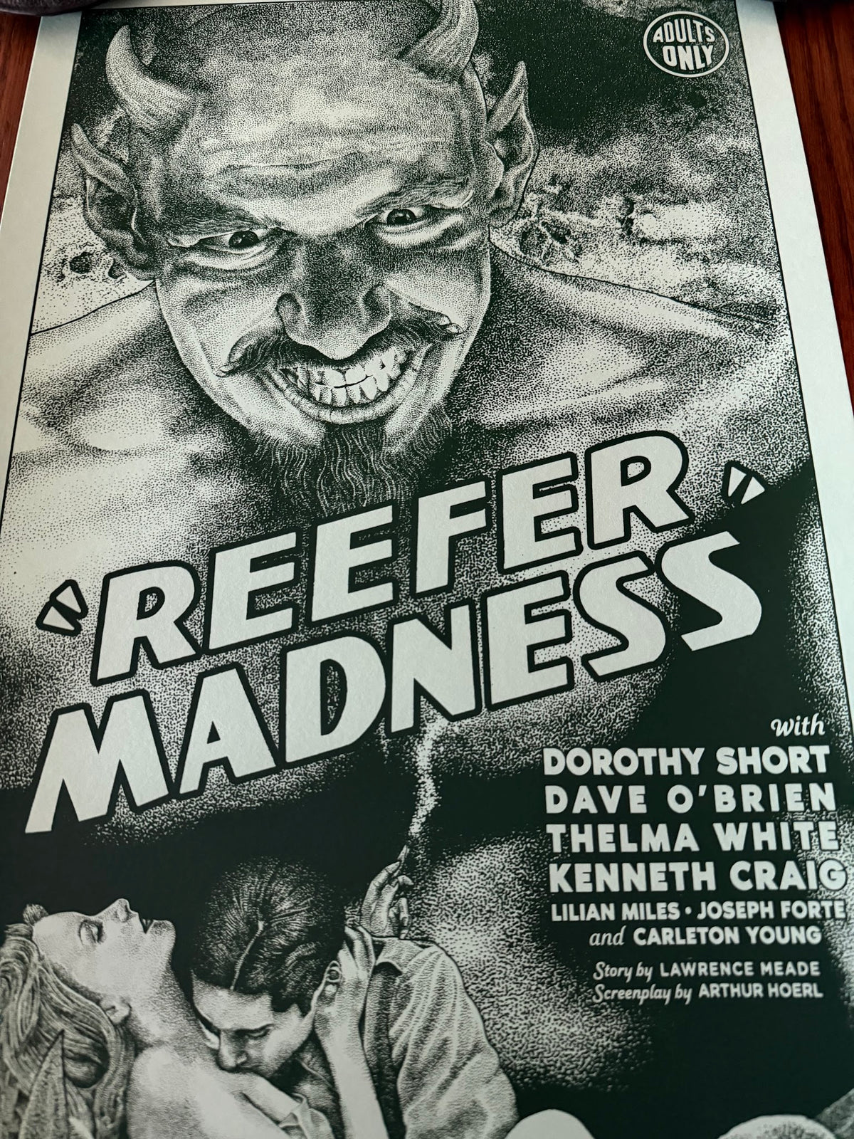 Timothy PIttides - Reefer Madness - 12x24 - Limited Edition Poster