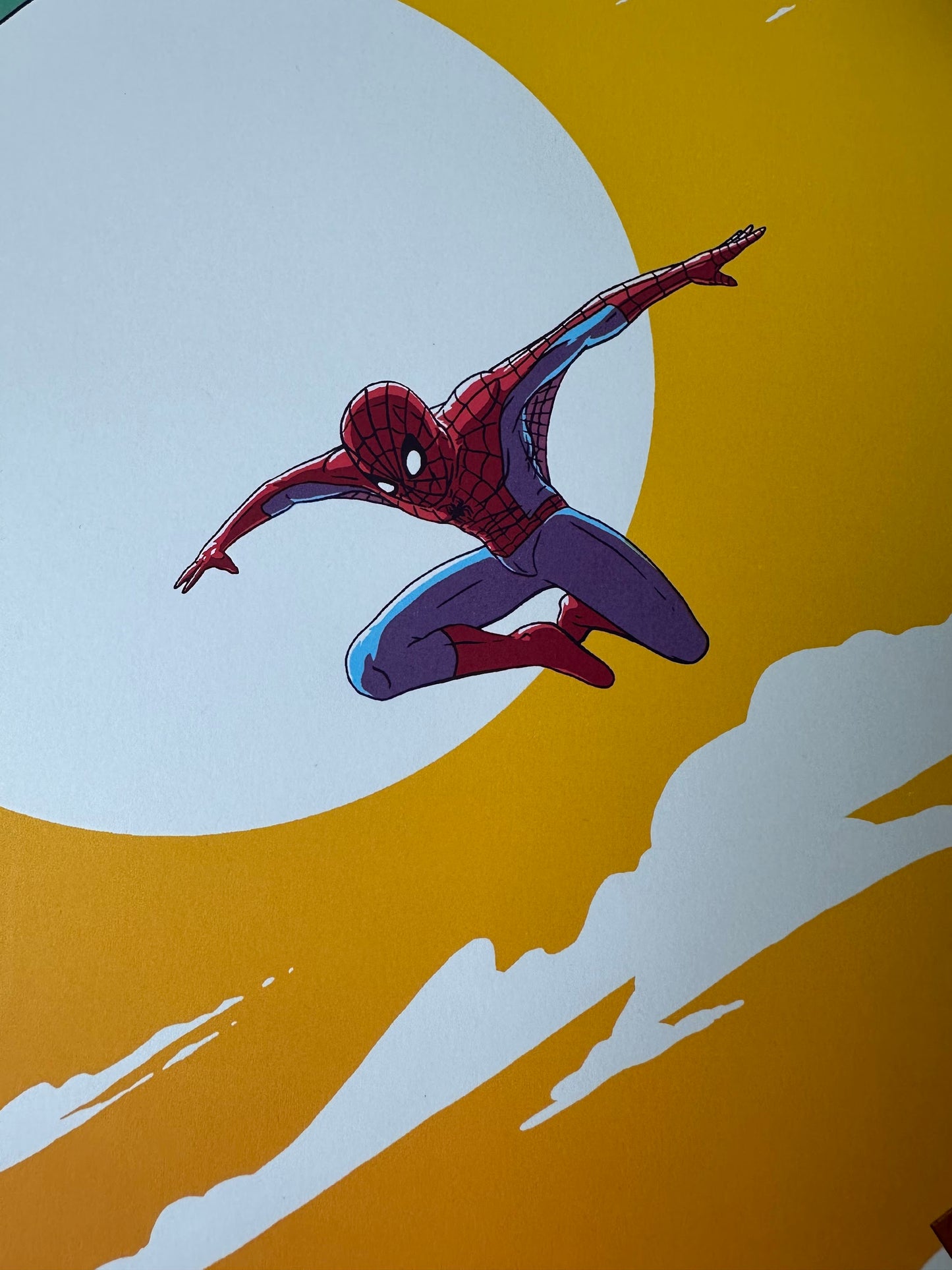 Florey - Spider-Man vs. Vulture 18x24 movie poster - detail image 2