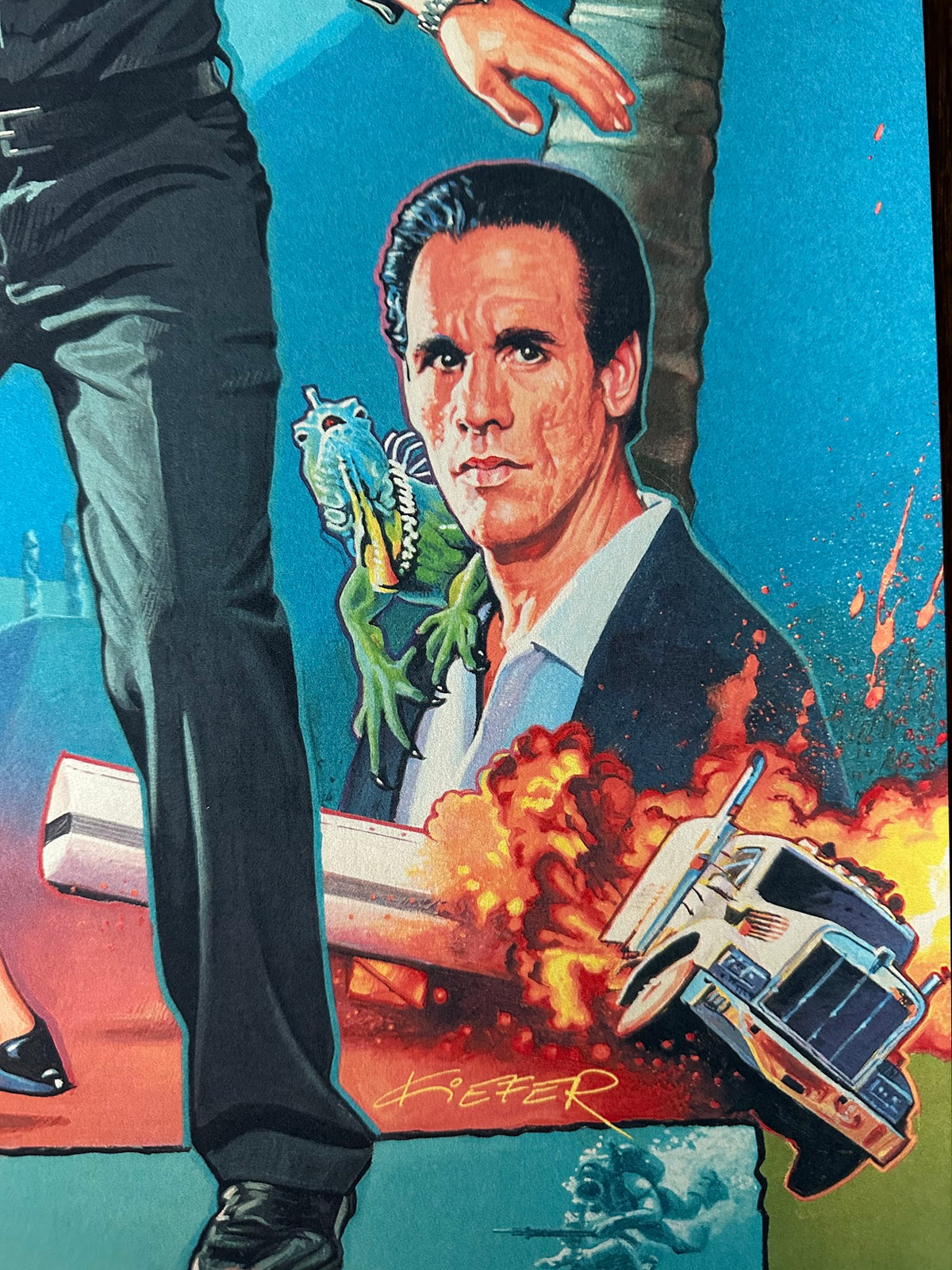 Alfons Kiefer - James Bond Licence to Kill - 24x36 - Limited Edition Poster