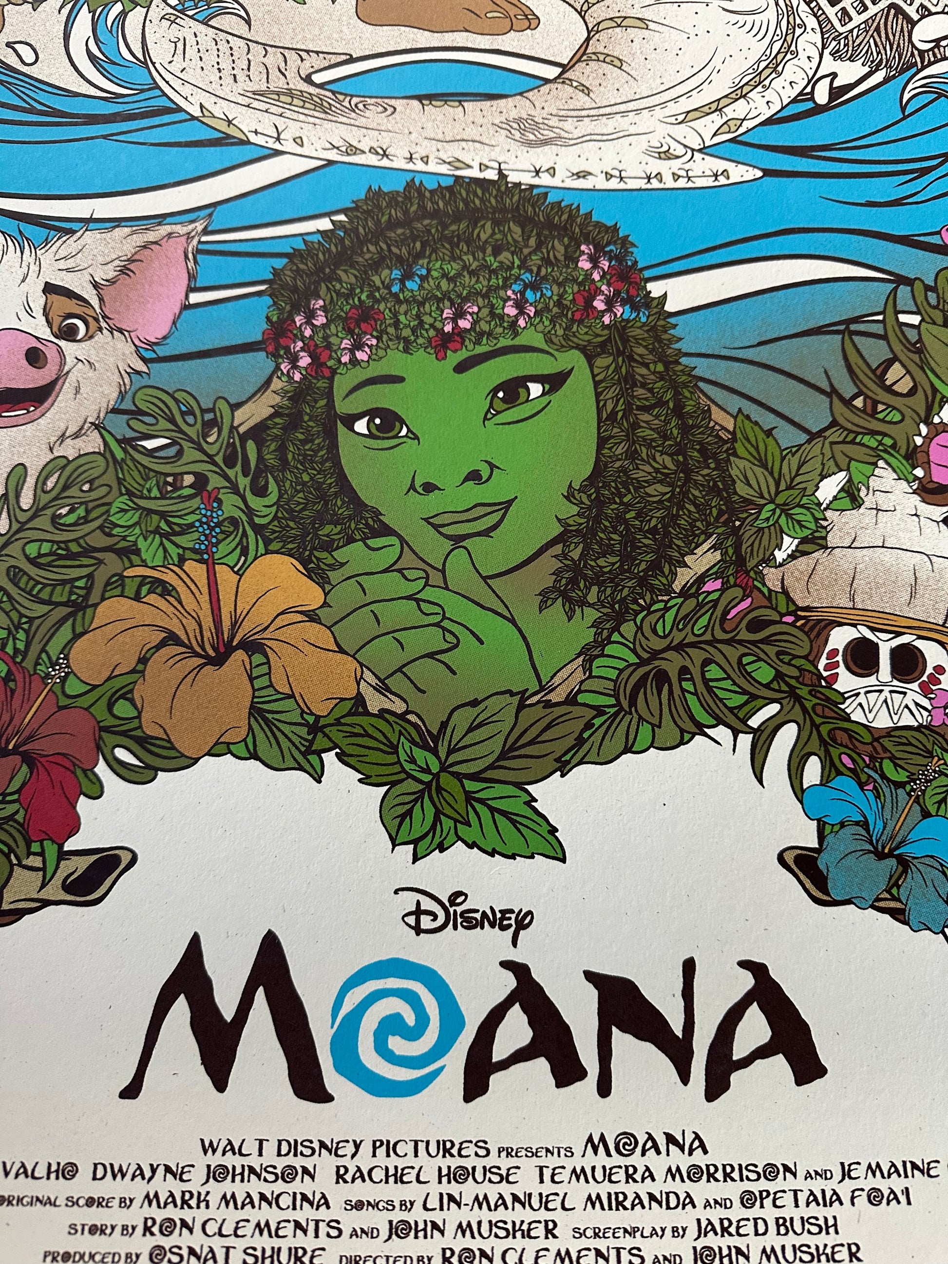 Mainger - Disney's Moana 24x36 movie poster - detail image 8