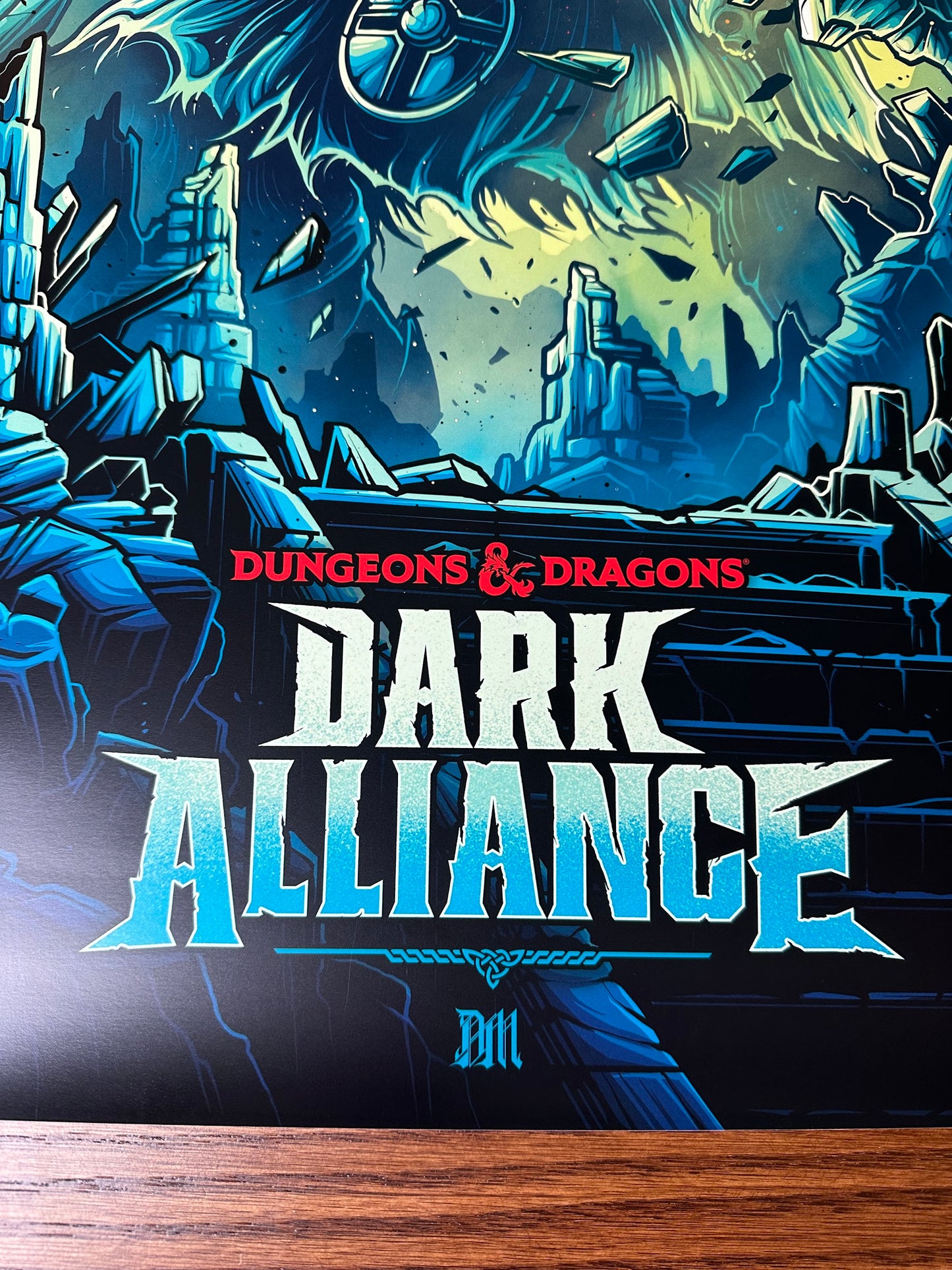 Dan Mumford - Dungeons and Dragons Dark Alliance 18x24 movie poster - detail image 4