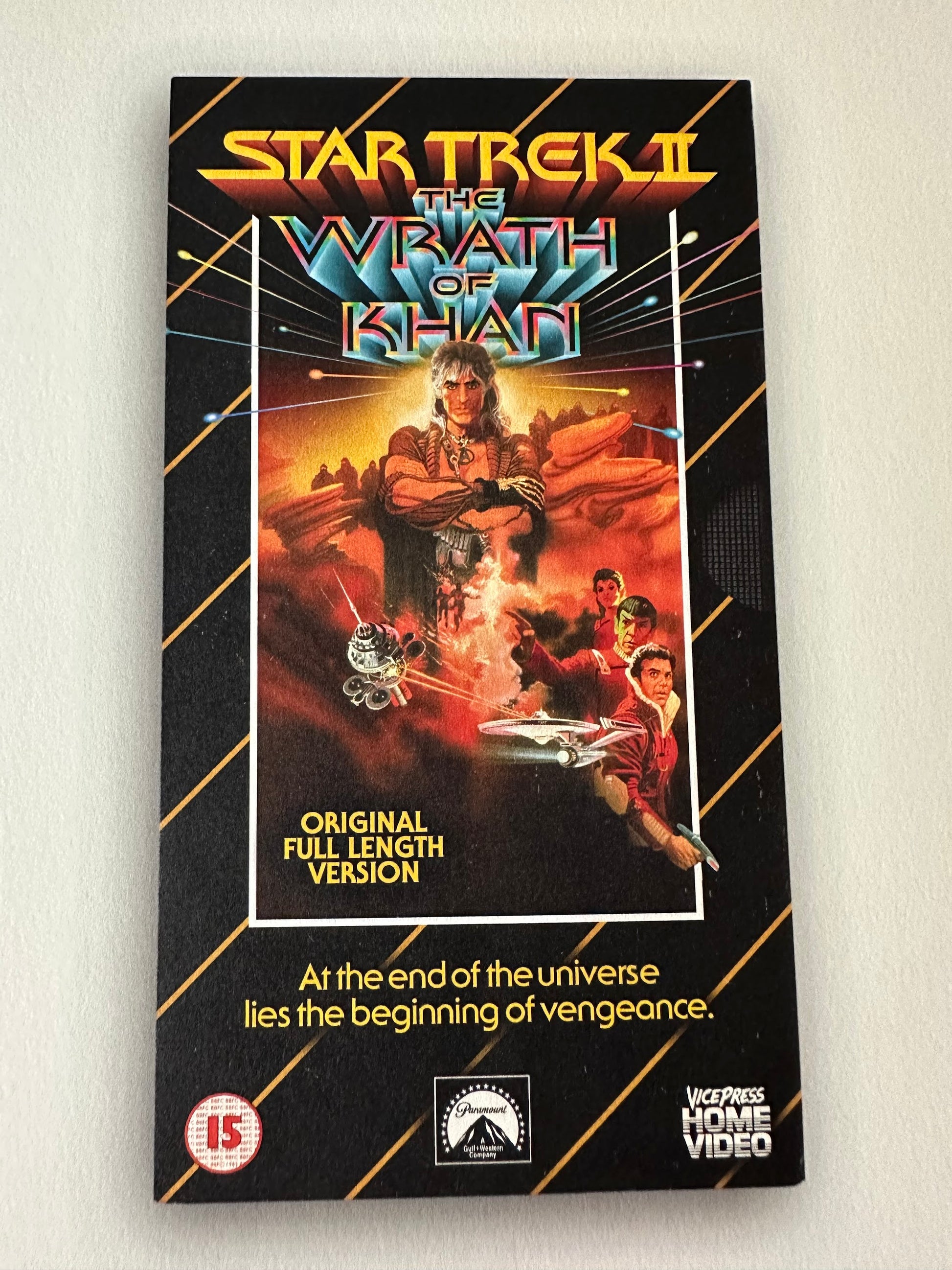 Matthew Peak - Star Trek Wrath of Khan Vice Press VHS Promo 8x10 art print - detail image 2