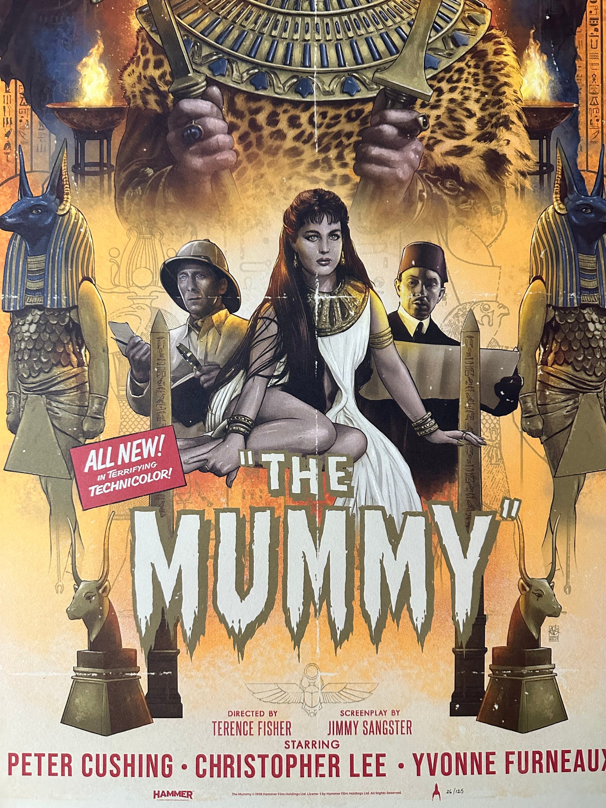 Vance Kelly - The Mummy Variant 18x36 movie poster - detail image 2