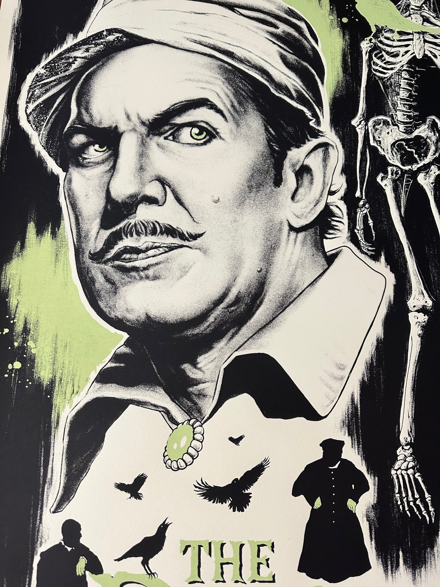 Ghoulish Gary - The Raven GID 24x36 movie poster - detail image 3