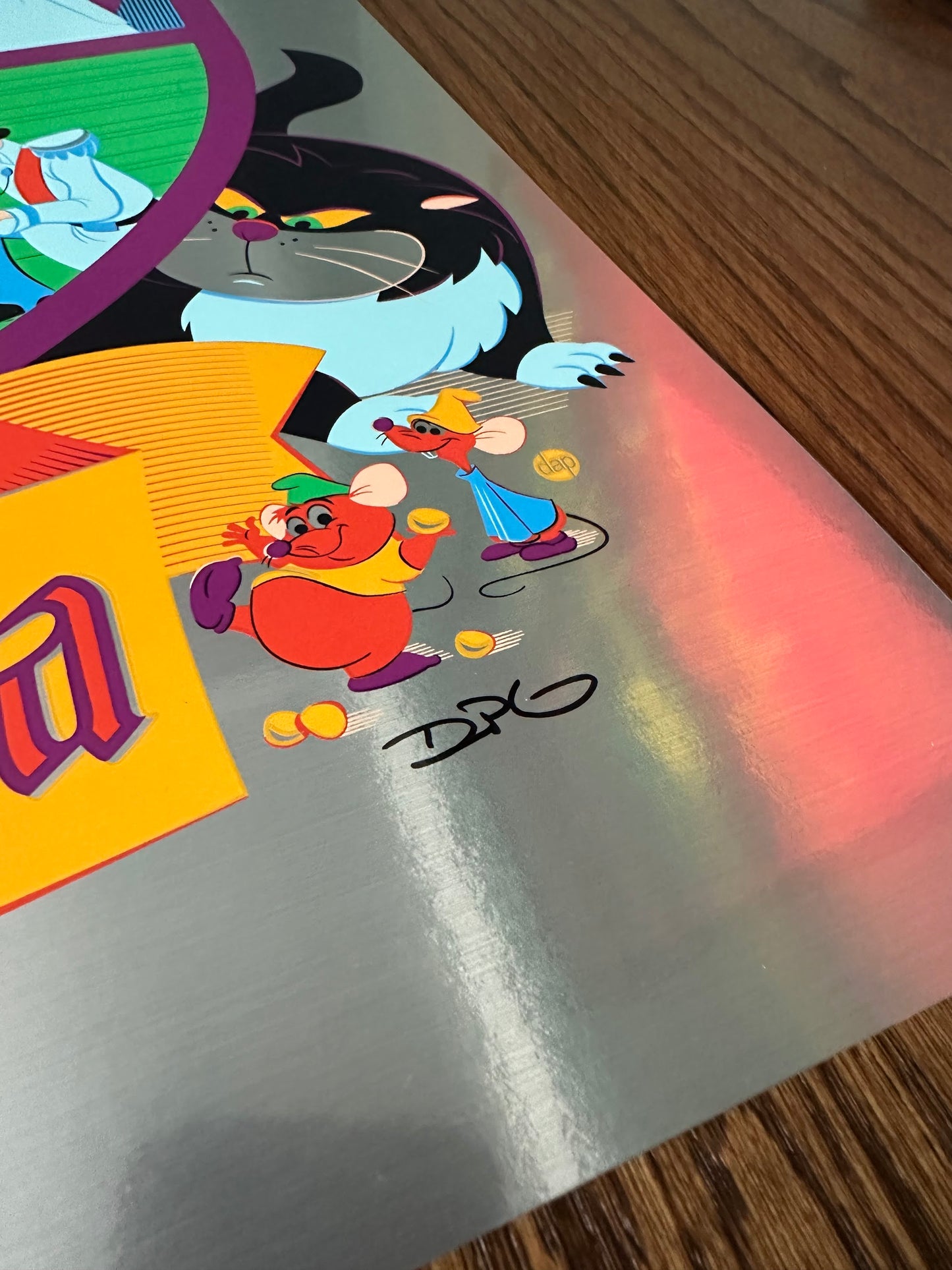 Dave Perillo - Disney Cinderella Foil 18x24 art print - detail image 7