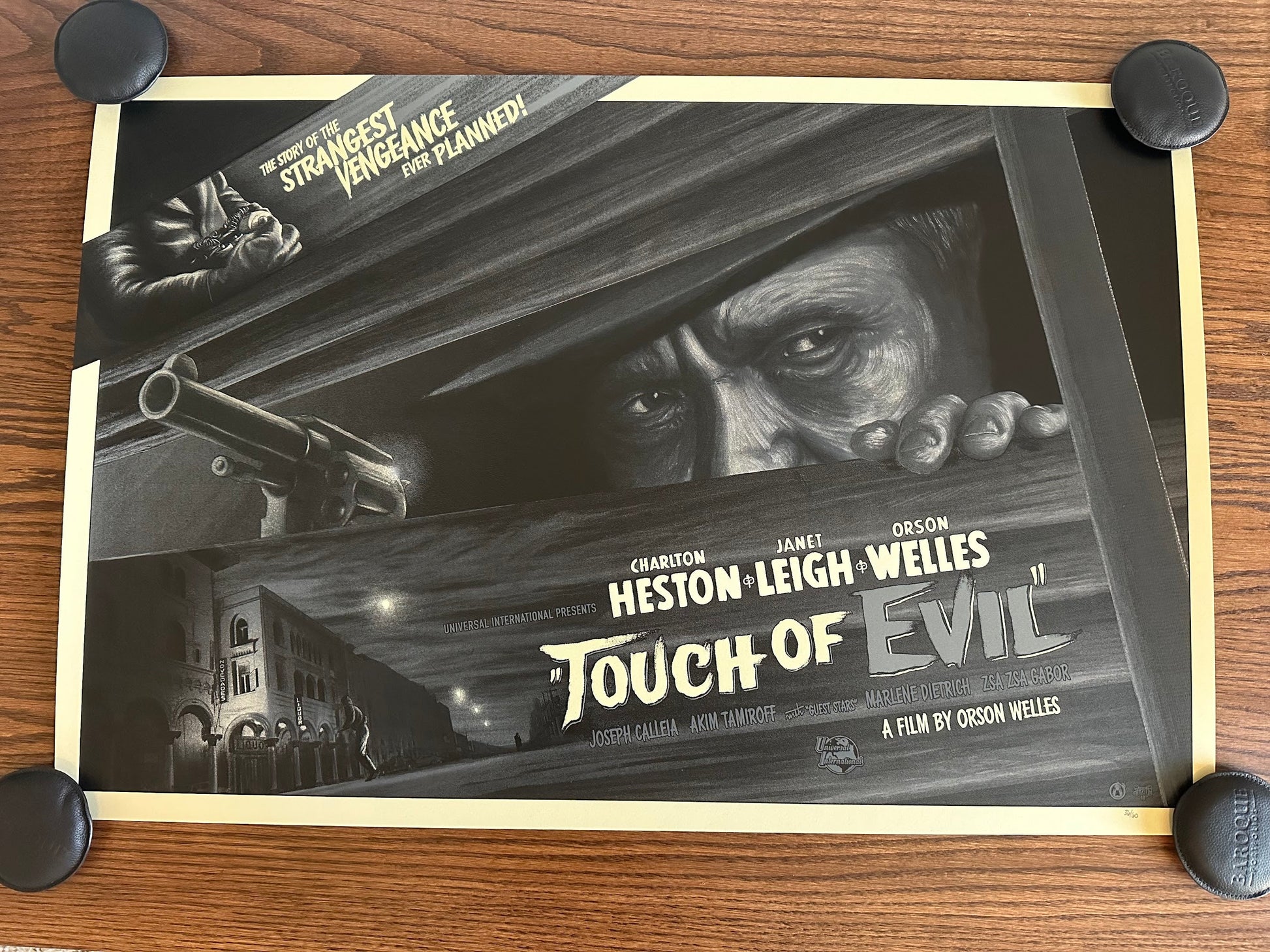 Mike Saputo - Touch of Evil Variant 36x24 movie poster