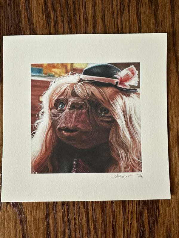 Ashton Gallagher - ET Portrait Limited Edition Art Print - 6 x 6