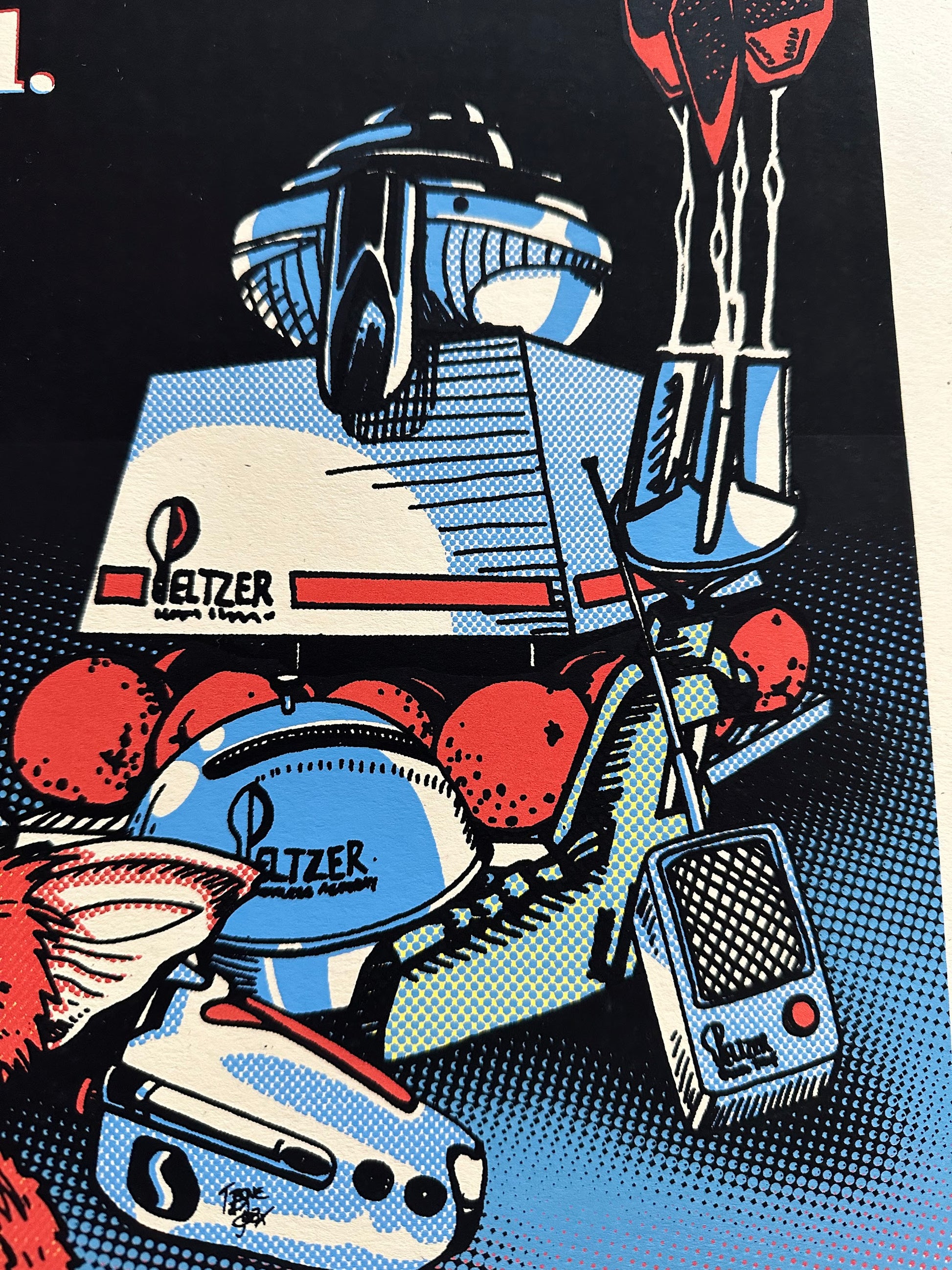 T-Bone & Ajax - Peltzer Gremlins Ad 19x25 movie poster - detail image 2