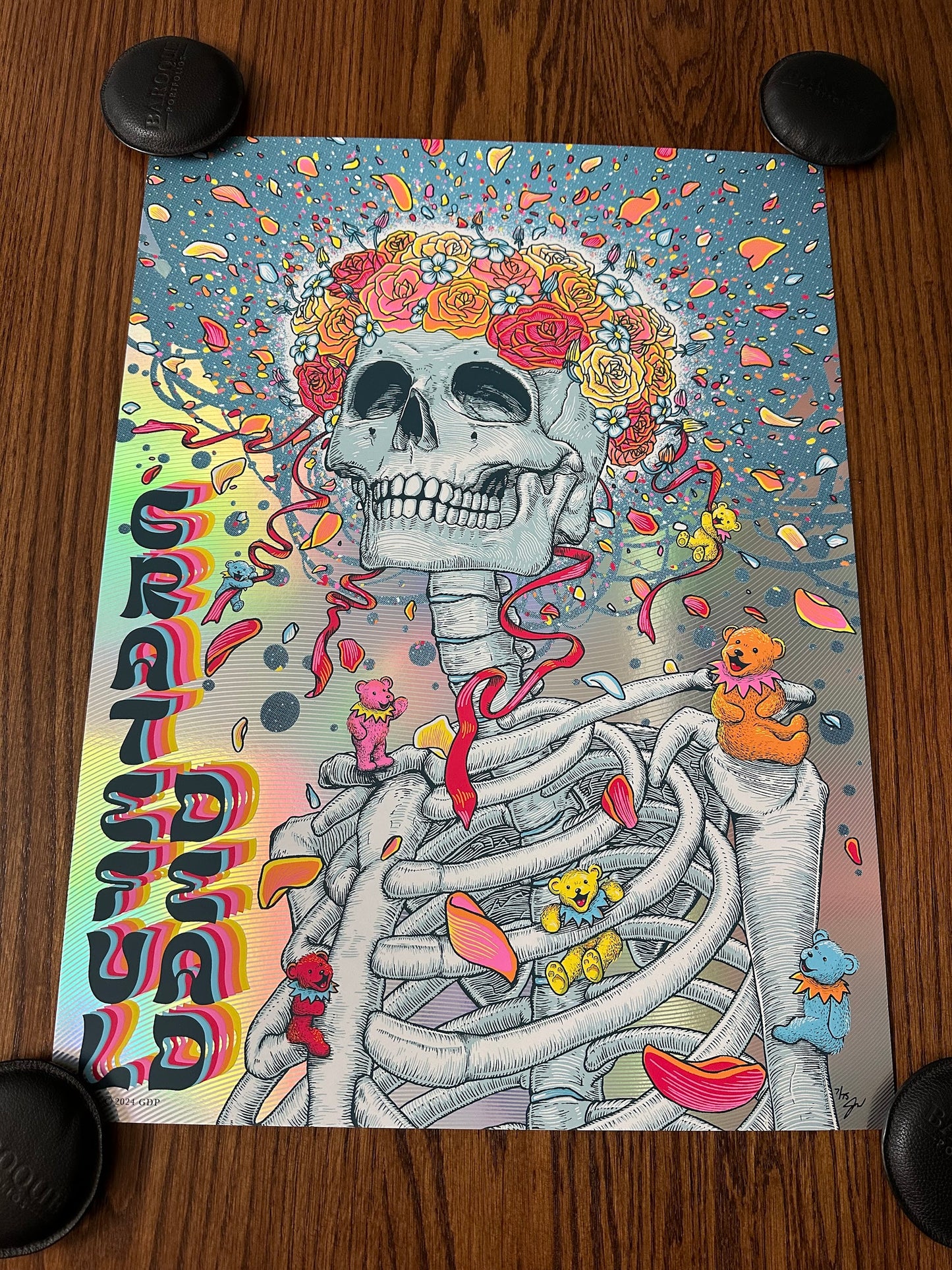 Max Wesoloski - Grateful Dead Rainbow Swirl Foil 18x24 movie poster