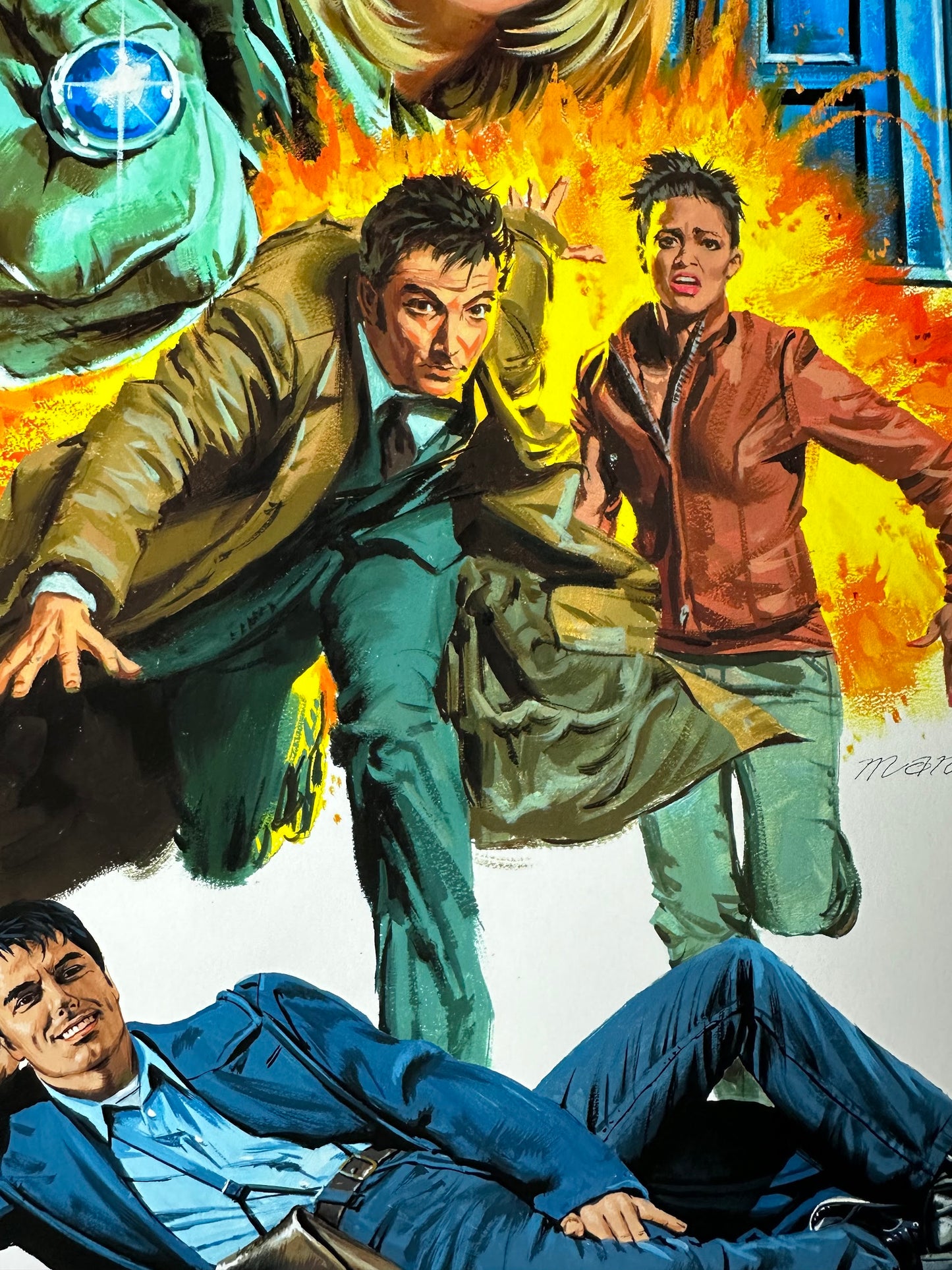 Paul Mann - Doctor Who Variant 36x24 movie poster - detail image 5