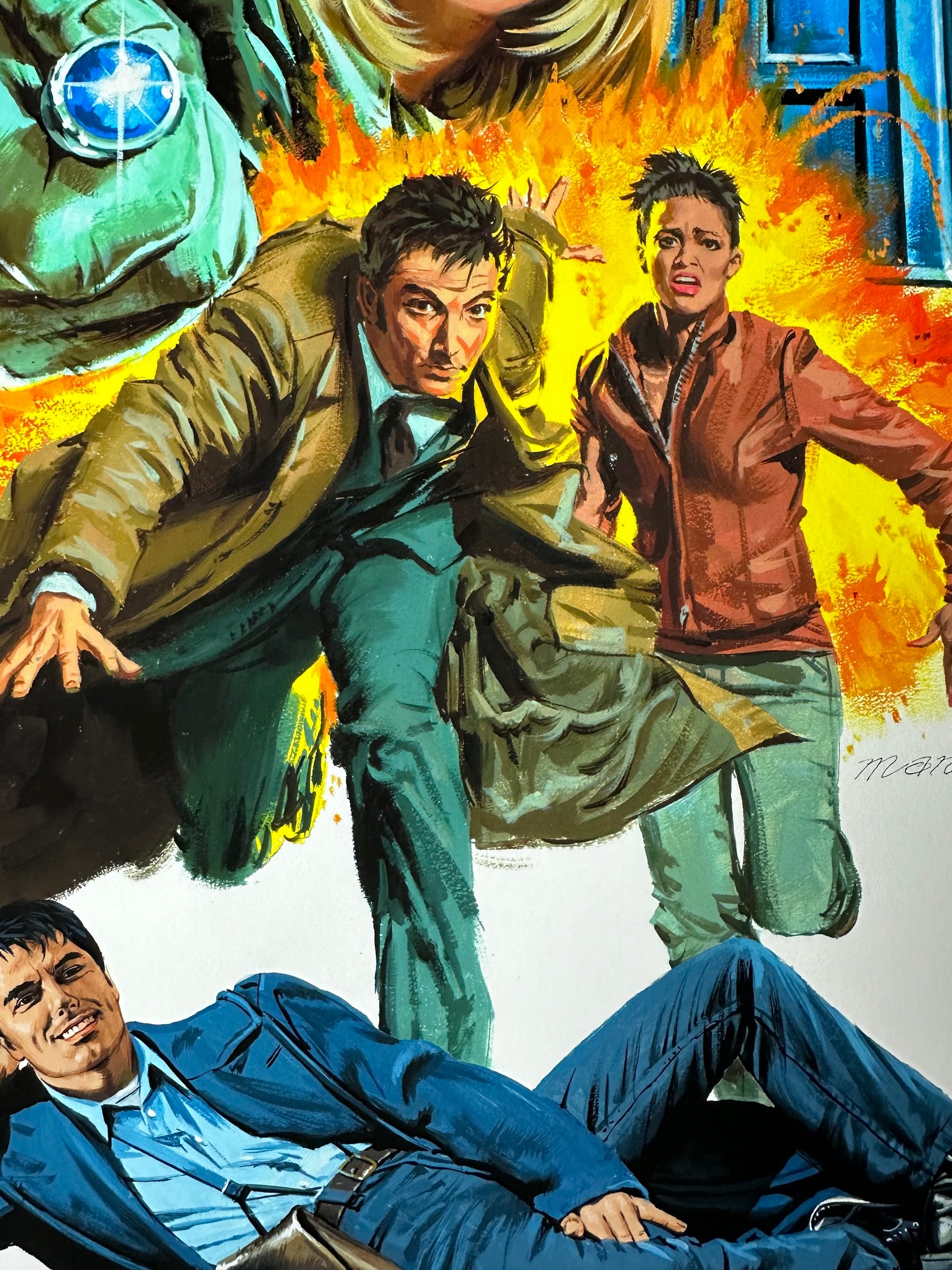 Paul Mann - Doctor Who Variant 36x24 movie poster - detail image 5
