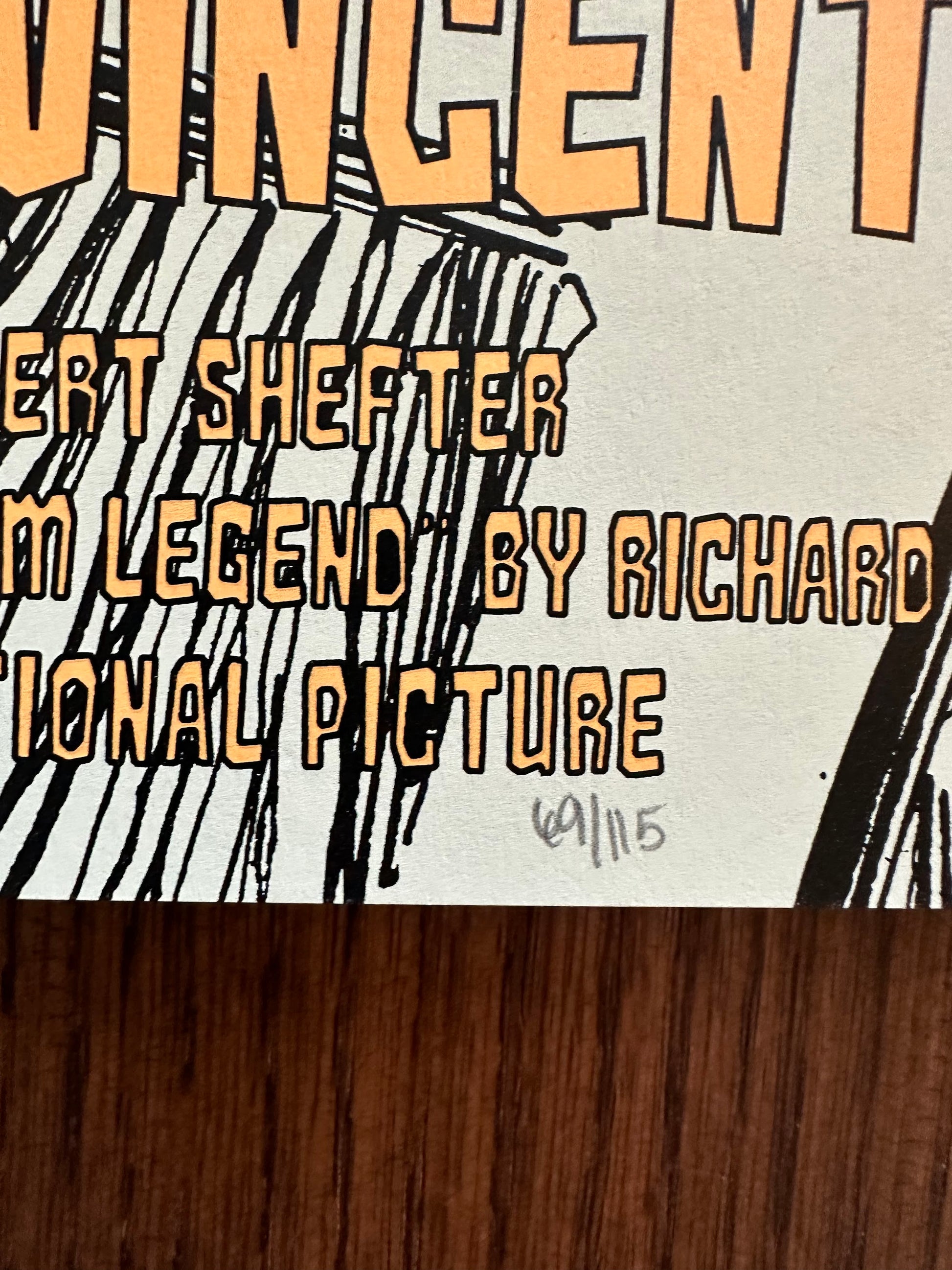 Tom Mandrake - The Last Man on Earth 24x36 movie poster - detail image 2