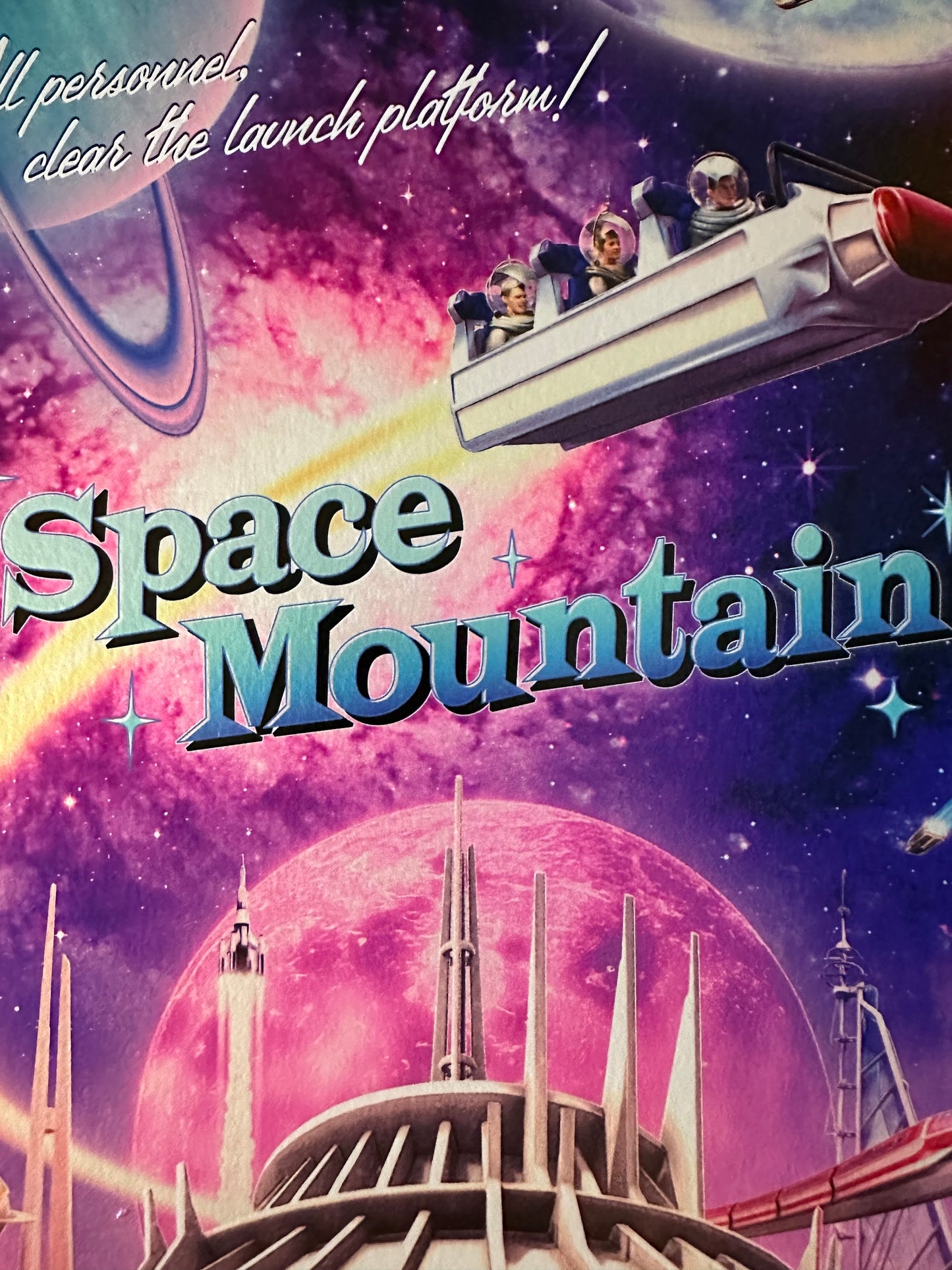 Kevin Wilson - Space Mountain Disney Ride 12x24 movie poster - detail image 4