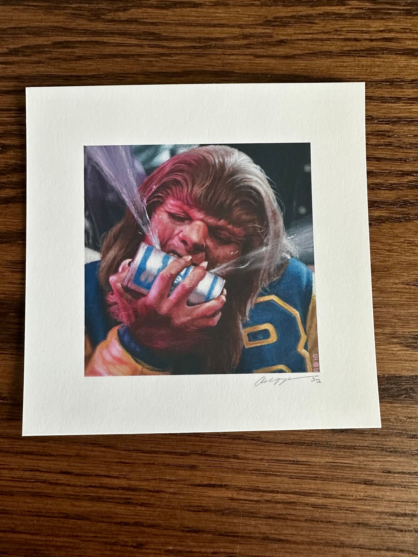 Ashton Gallagher - Teen Wolf Portrait 6x6 art print