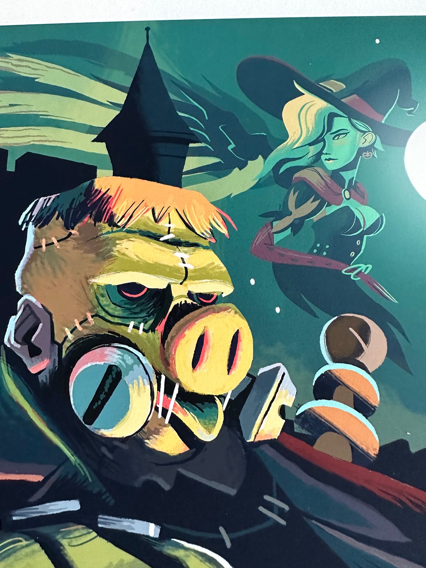 Glen Brogan - Junkenstein 16x24 movie poster - detail image 3