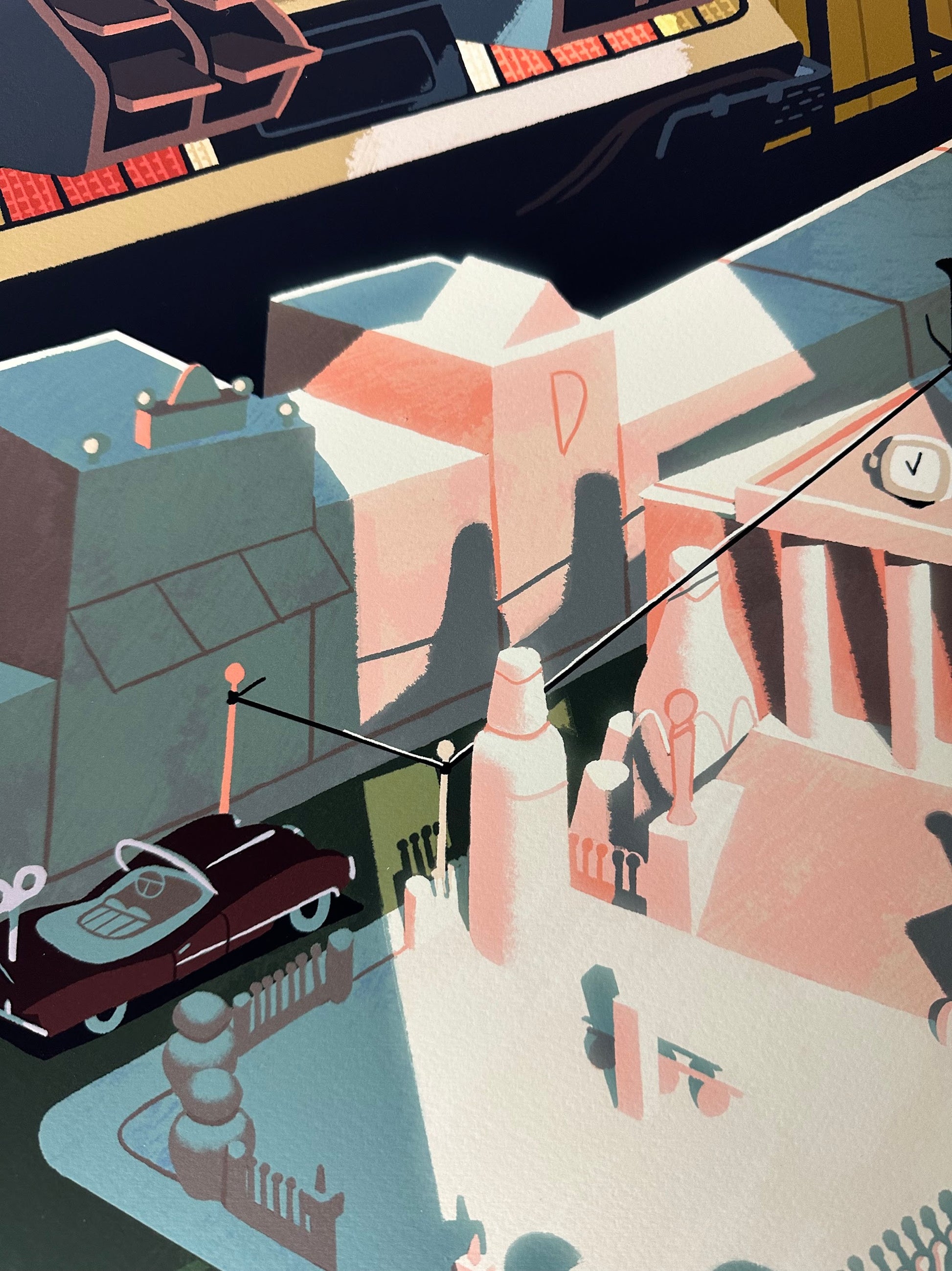 Glen Brogan - Back to the Future 12x24 movie poster - detail image 4