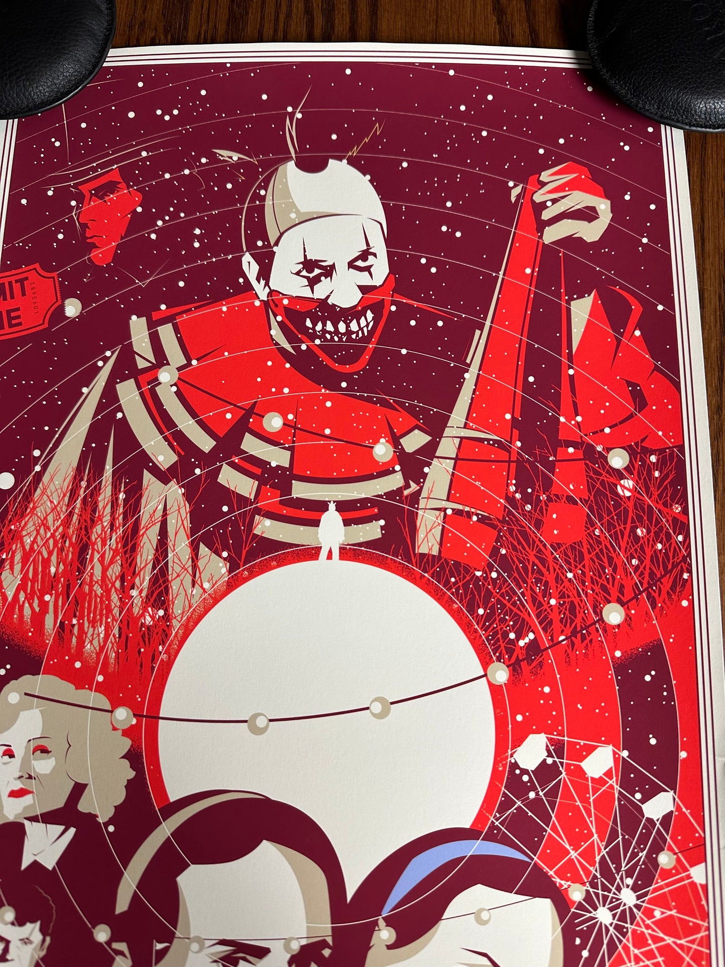 Marinko Milosevski - American Horror Story Freak Show 12x36 movie poster - detail image 2