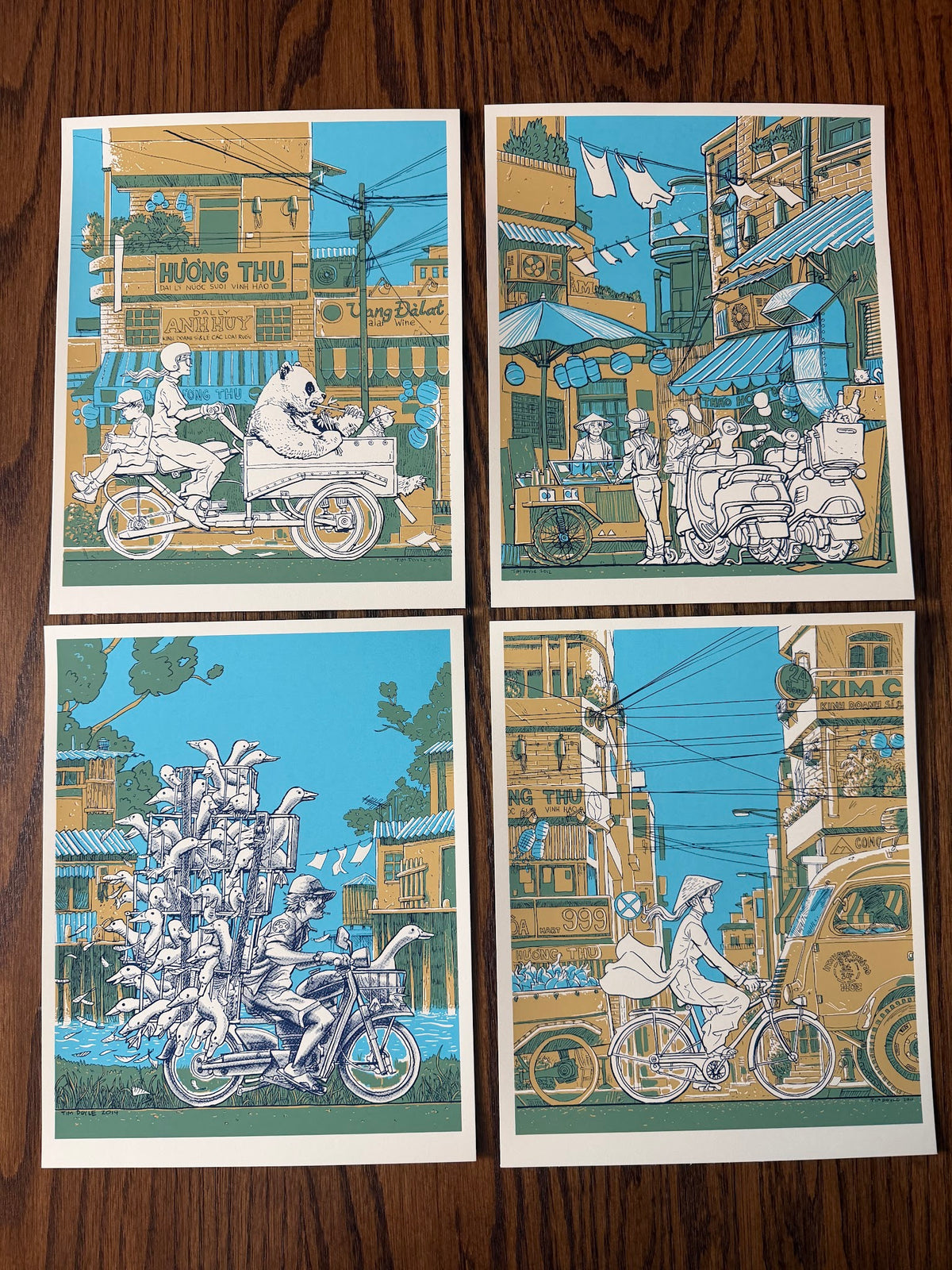 Tim Doyle - Vietnam on Wheels Set - 8x10 - Limited Edition Poster